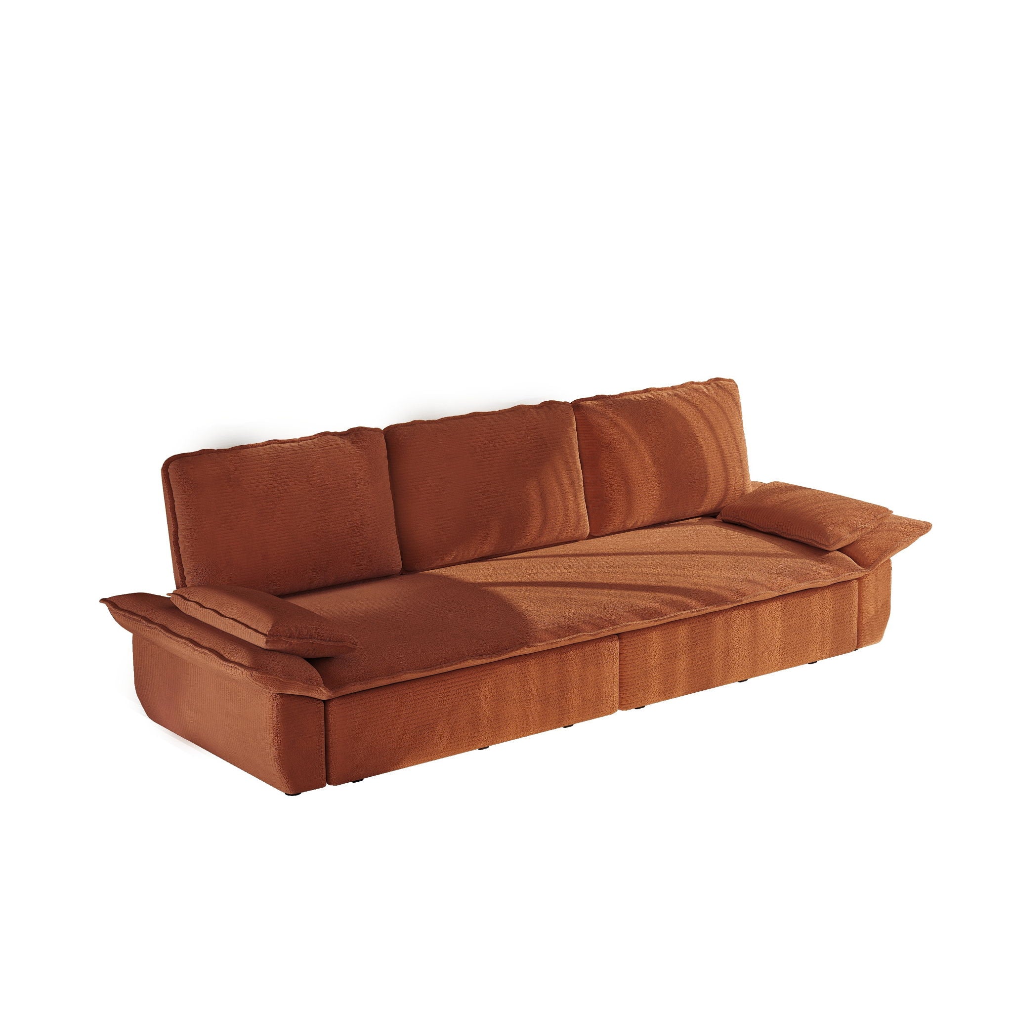 King Size Pull Out Sofa Bed, 3 In 1 Convertible Multifunctional