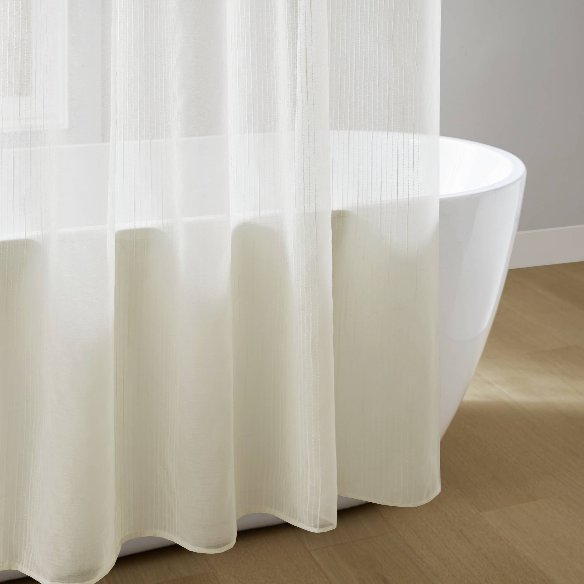 Anna - 72x84" Shower Curtain - Ivory