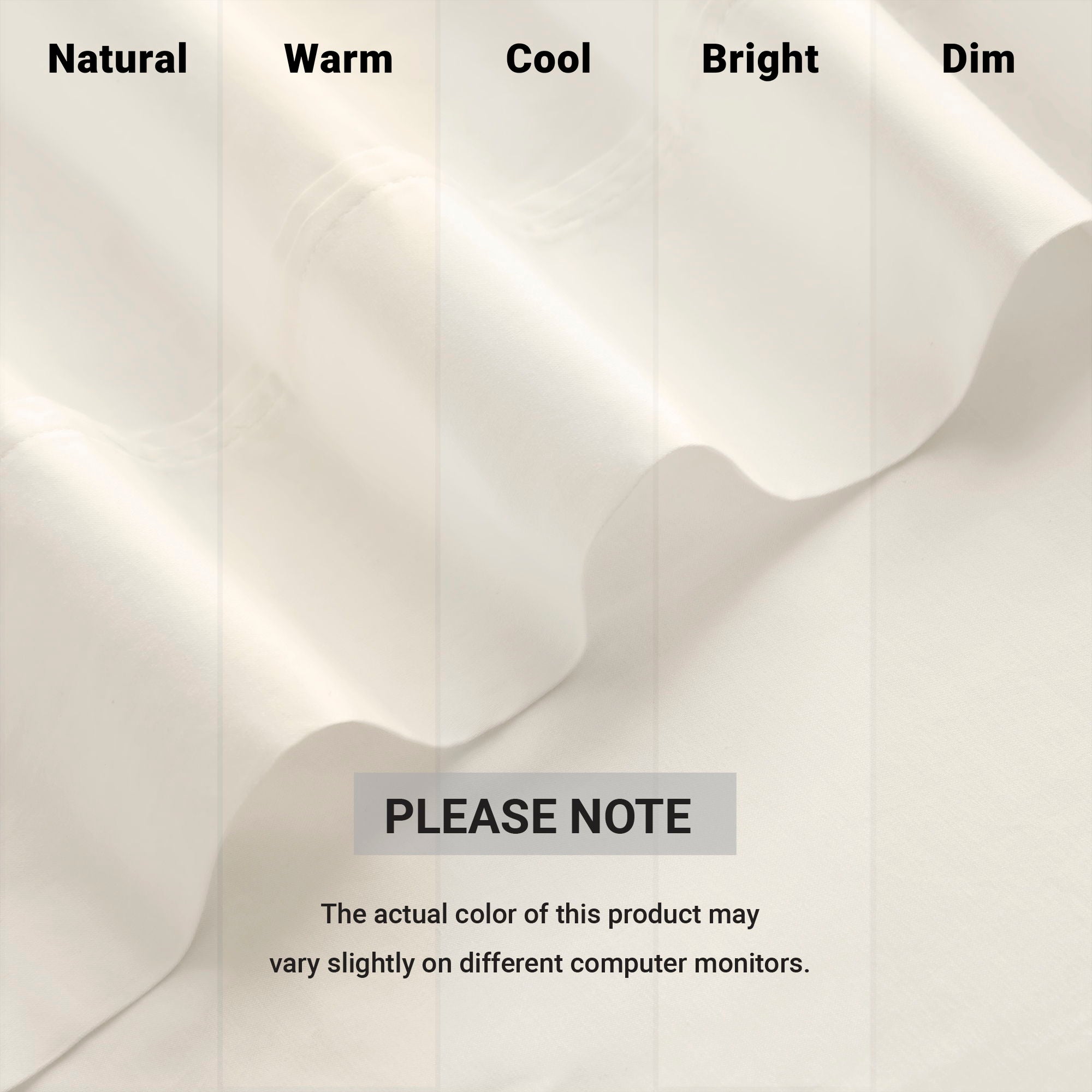 Queen Sateen Sheet Set - Off-White