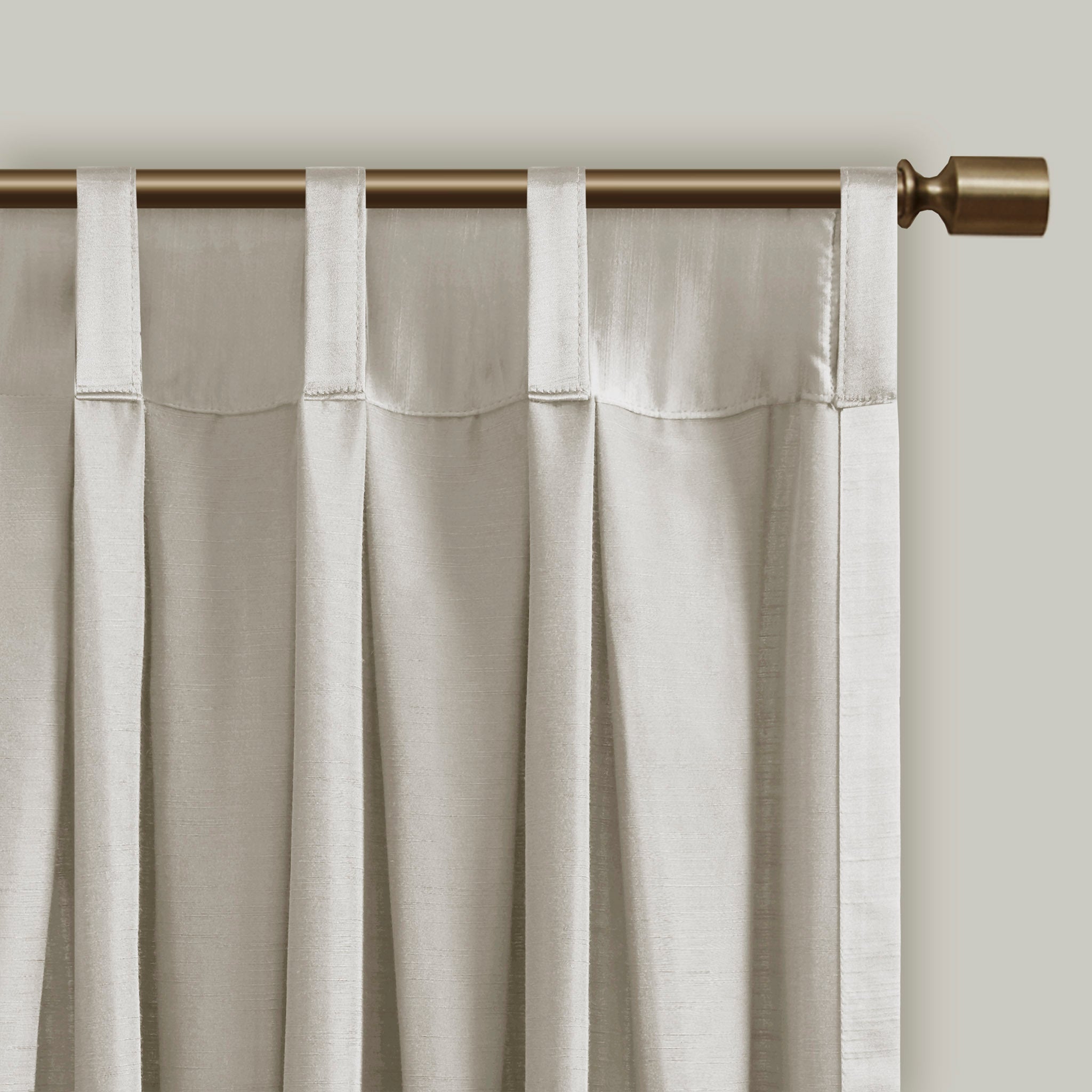 Pleat Curtain Panel with Tieback (Single)
