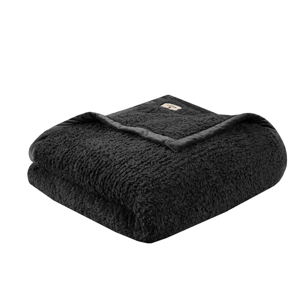 Burlington - Full Berber Blanket - Black