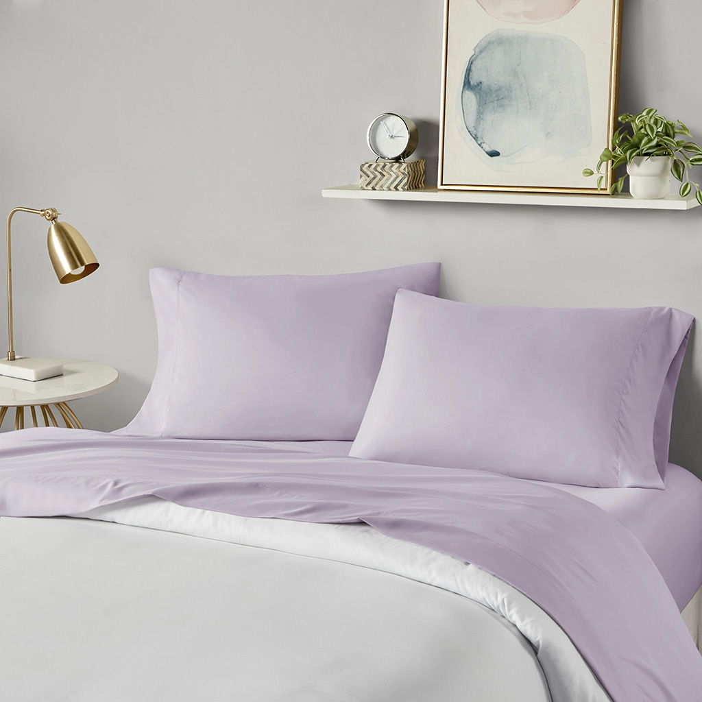 Microfiber - All Season Soft Touch Twin Sheet Set - Lavender