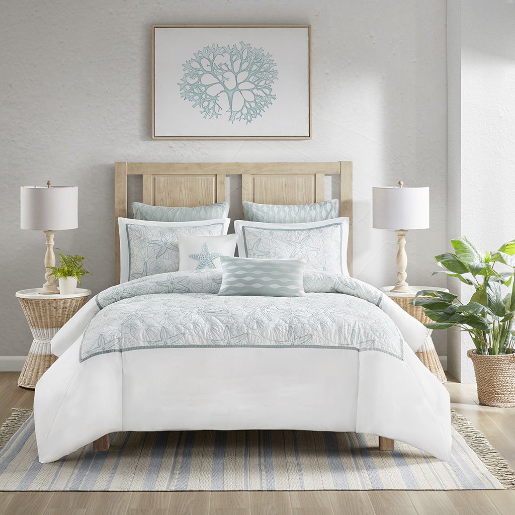 Maya Bay - King Duvet Cover Mini Set - White