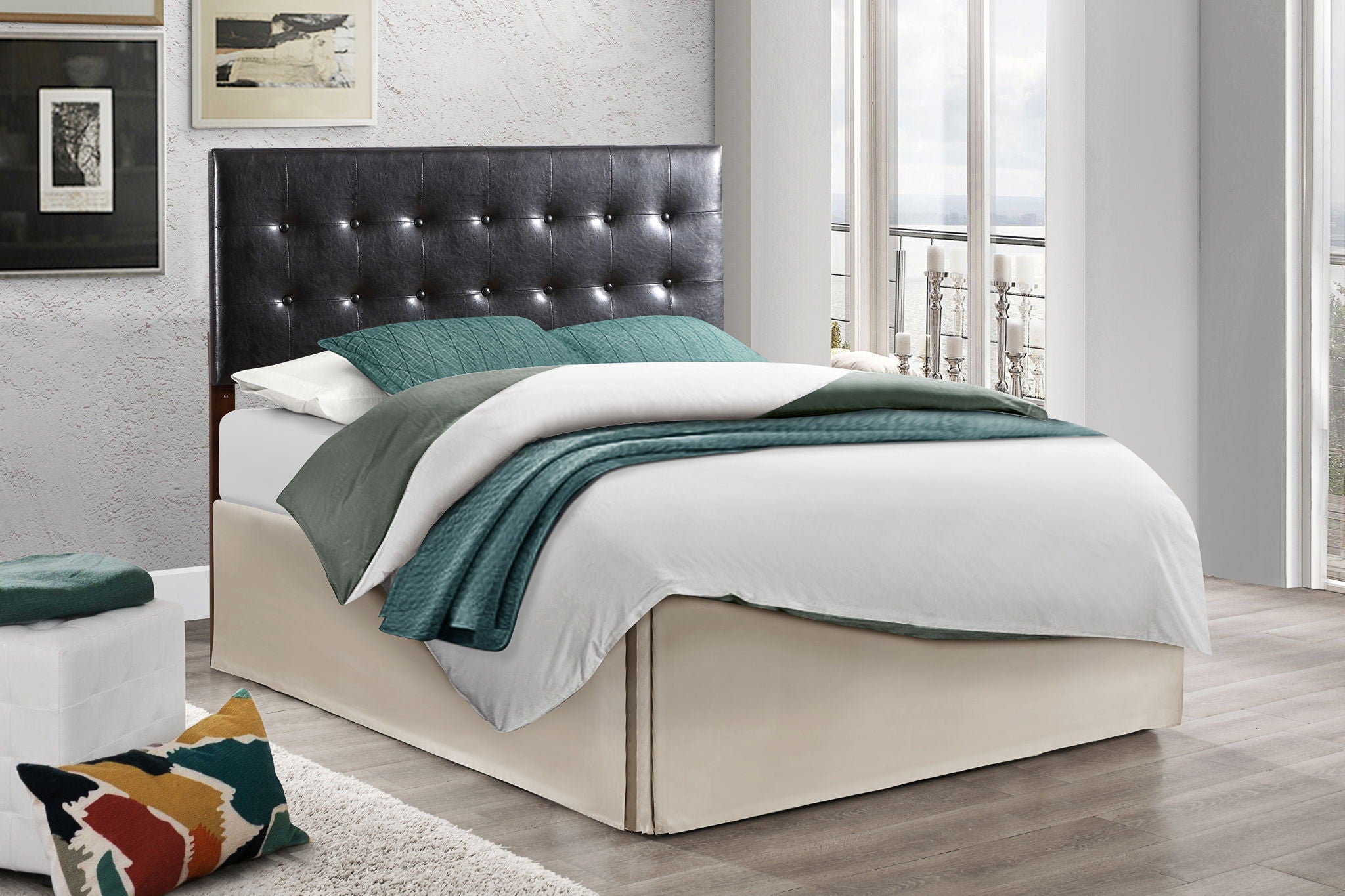 Versatile Adjustable Headboard - Black