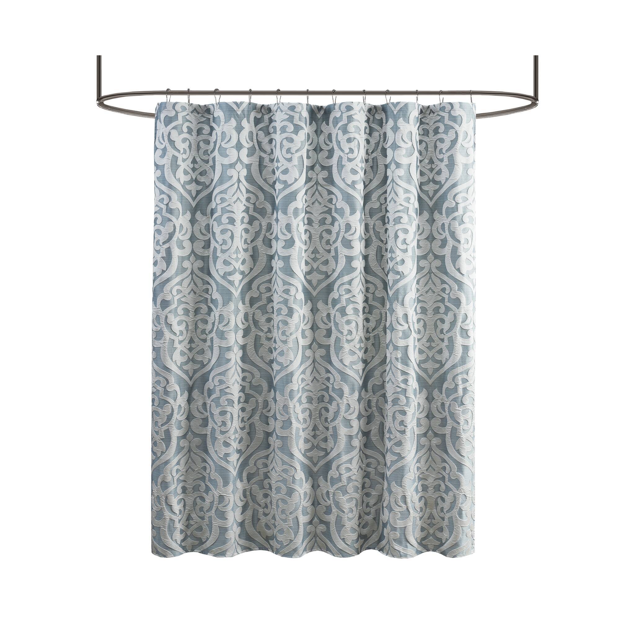 Odette - Shower Curtain - Aqua