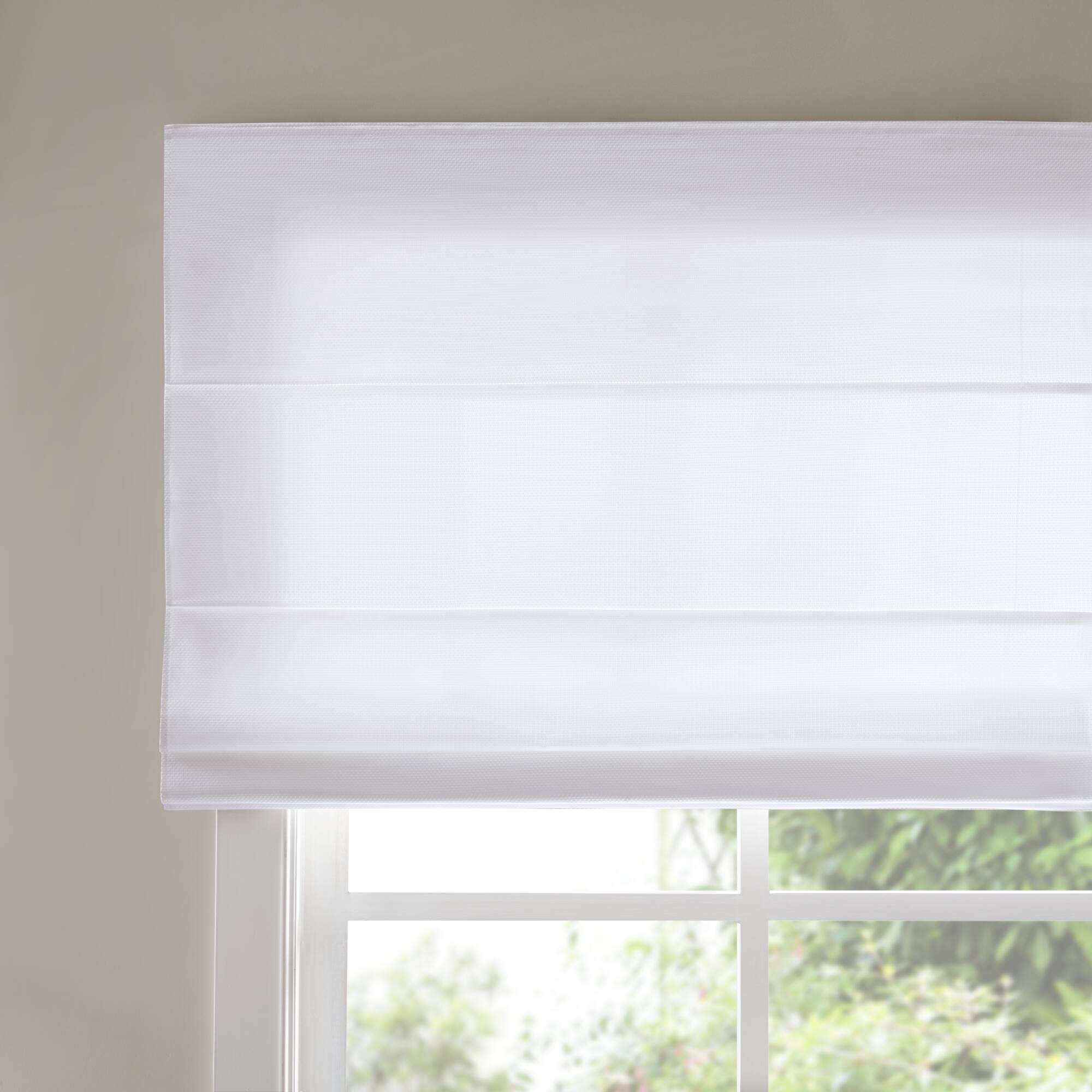 Galen Matte - 35x64" Cordless Roman Blind Galen Matte Fabric - Matte White