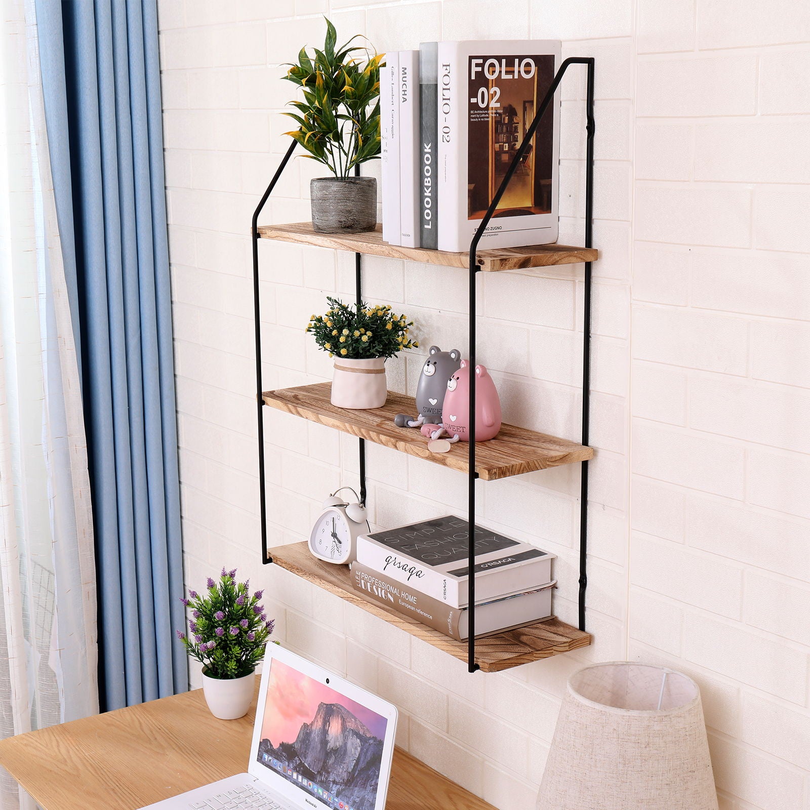 Gardenia - Wall Mounted Wall Storage, Decorative Hanging Display