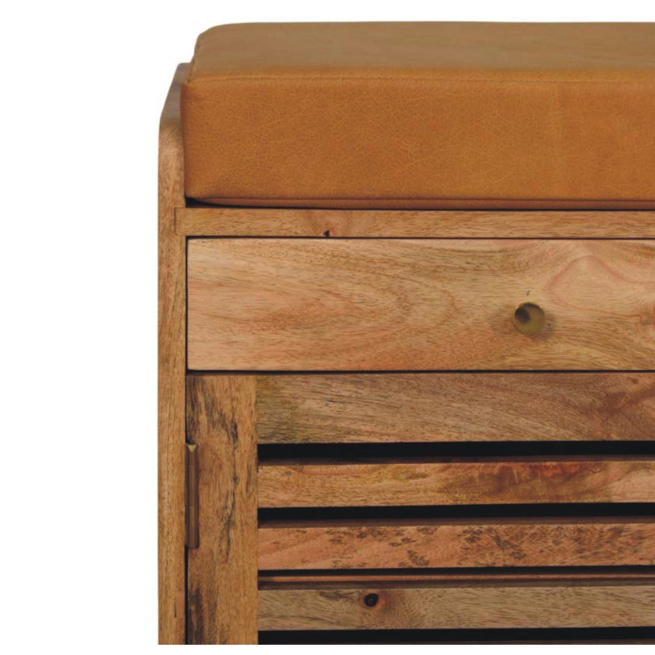 Shutter Shoe Rack With 2 Drawers - Beige