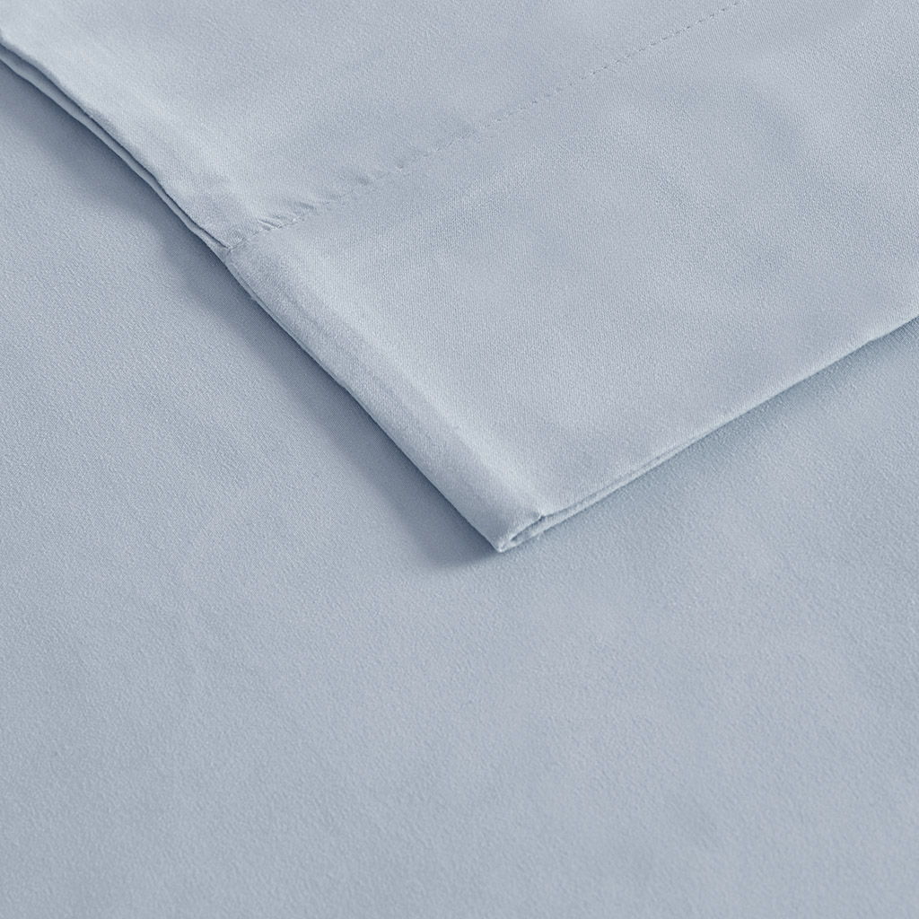 3M Microcell - California King Luxurious Brushed Microfiber Deep Pocket Sheet Set - Blue