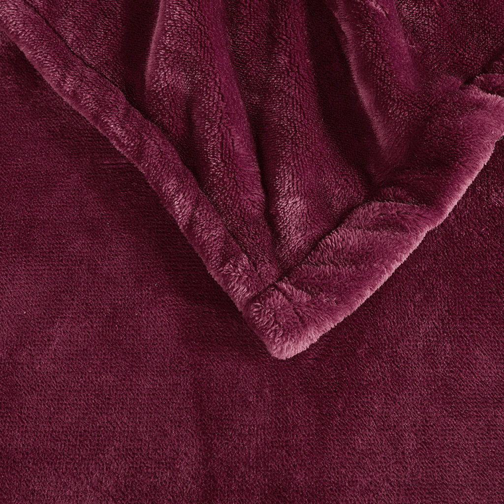Heated Plush - Blanket - Red