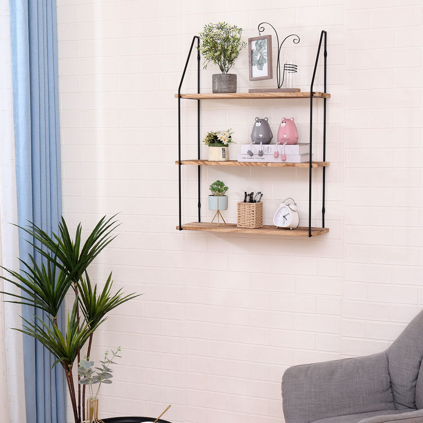 Gardenia - Wall Mounted Wall Storage, Decorative Hanging Display