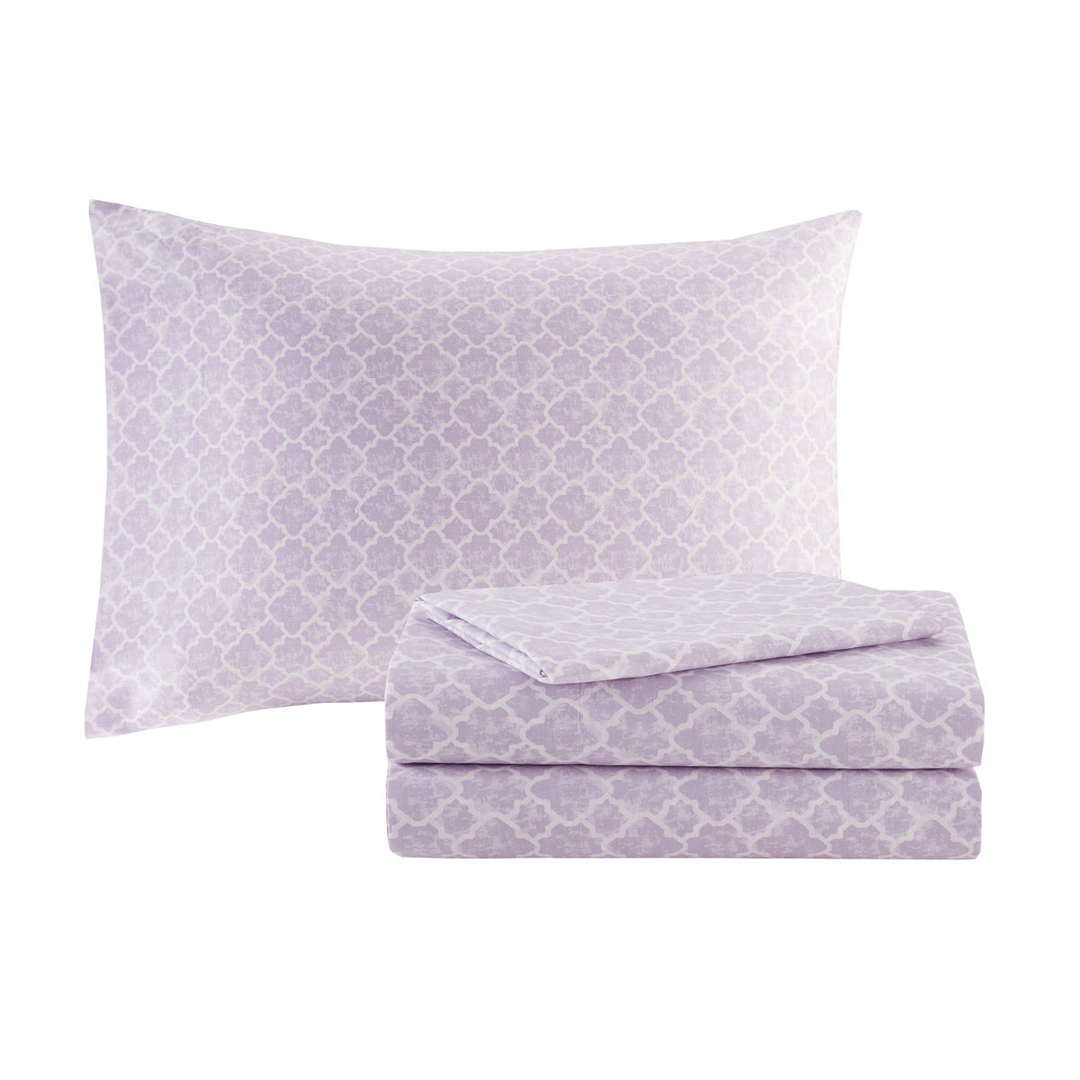 Lafael - Complete Comforter And Sheet Set - Purple