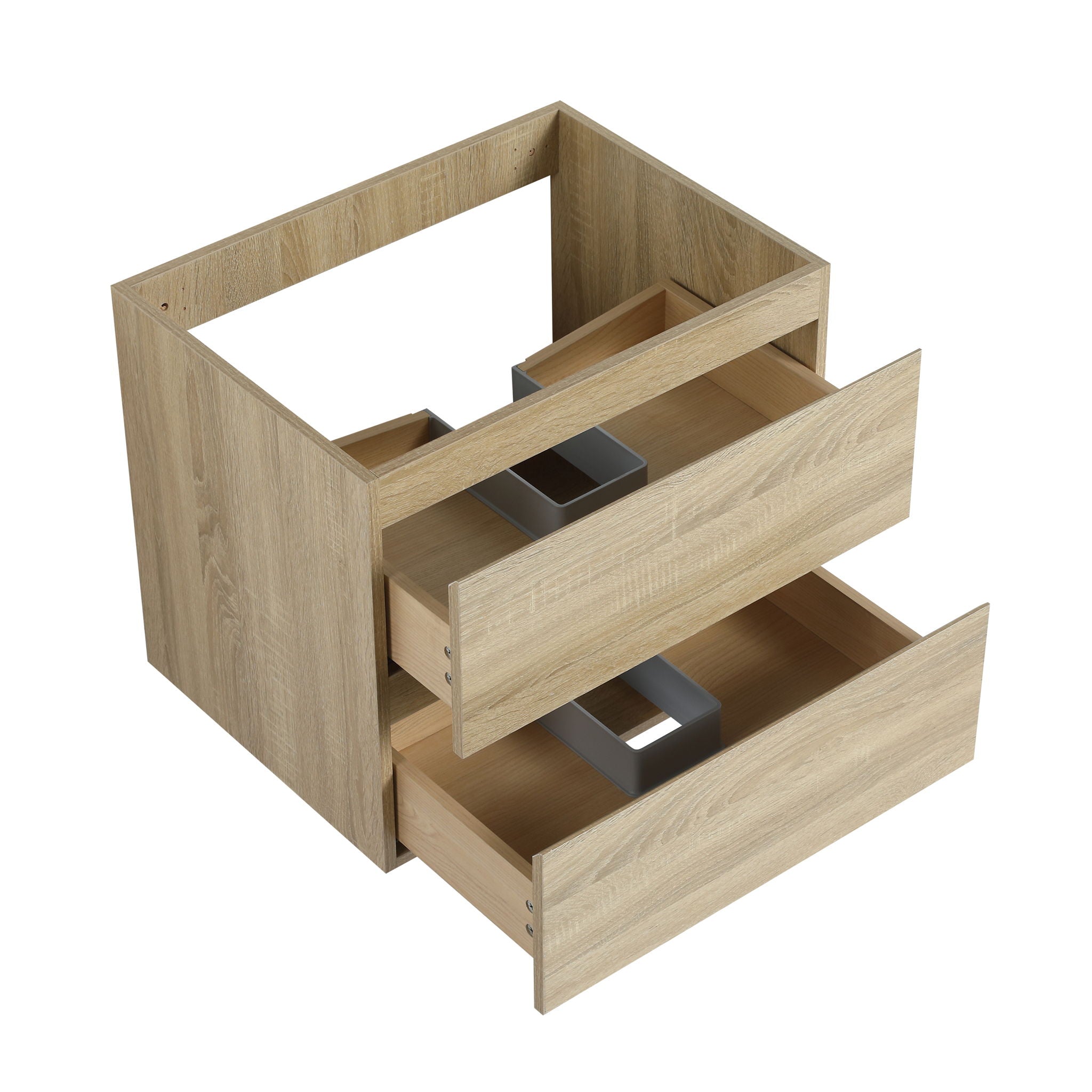 Wall Mounted Bathroom Vanity Cabinet, Soft Close Drawers (Vanity Only)
