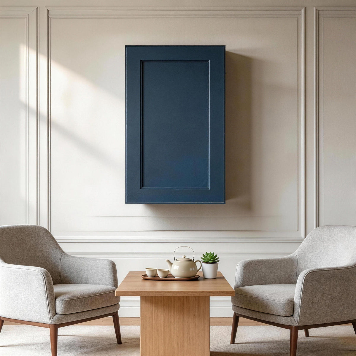 Shaker Wall Cabinet With 2 Adjustable Shelves
