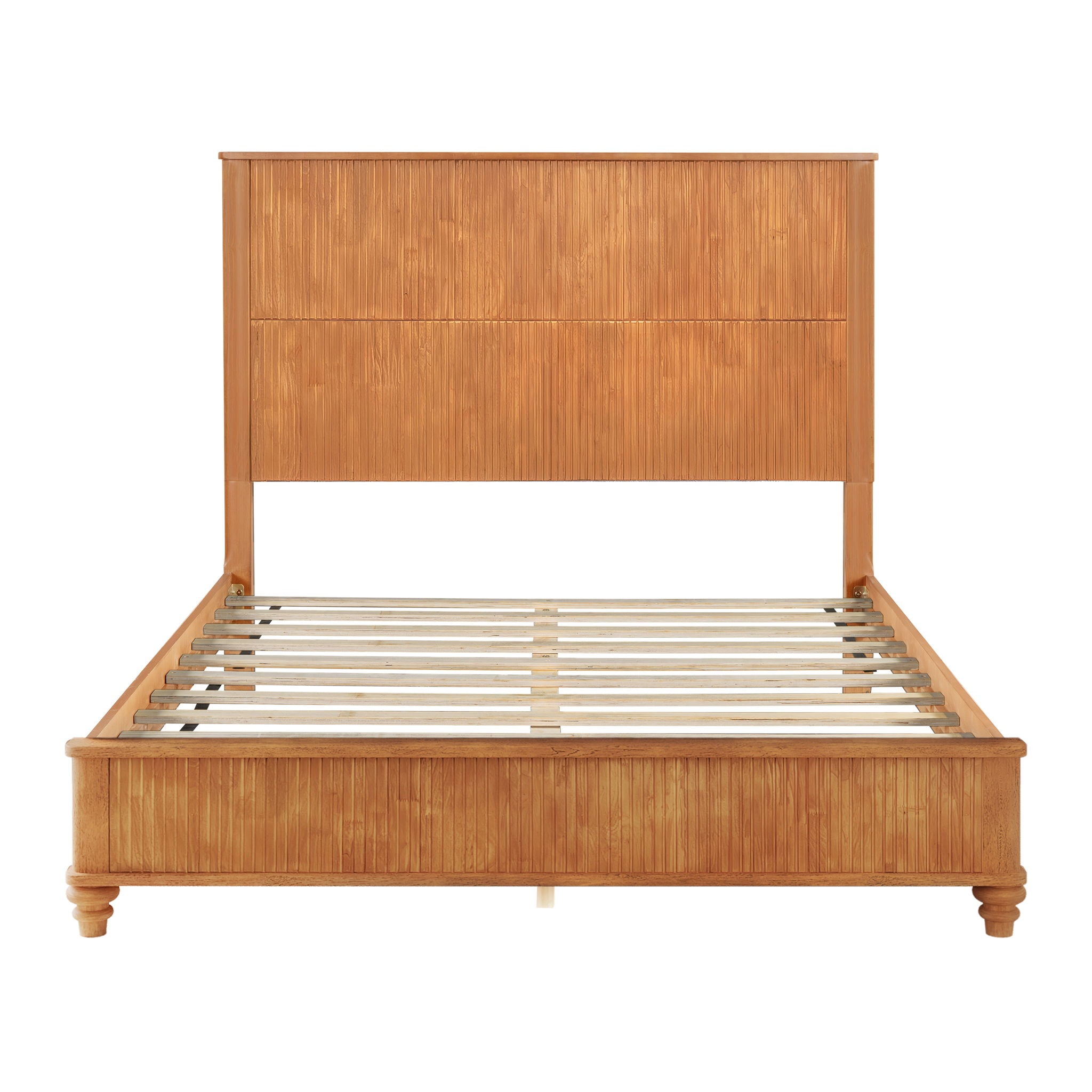 Platform Bed Frame & Tall Headboard