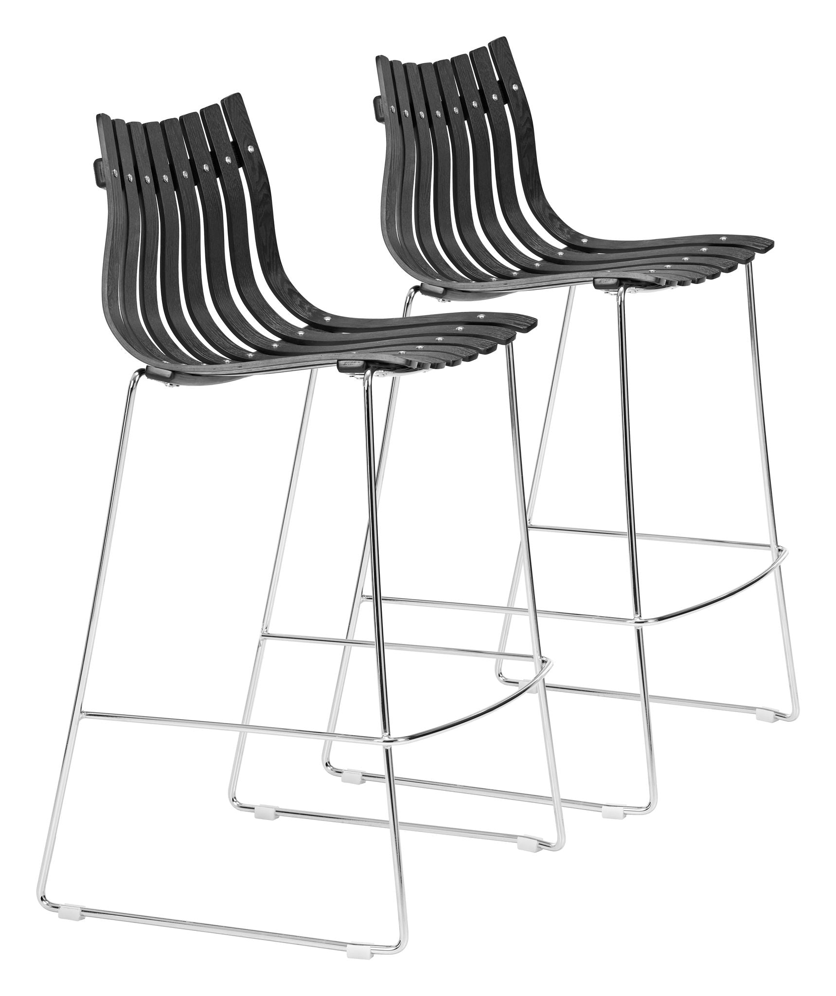 Beaufort - Barstool (Set of 2) - Black