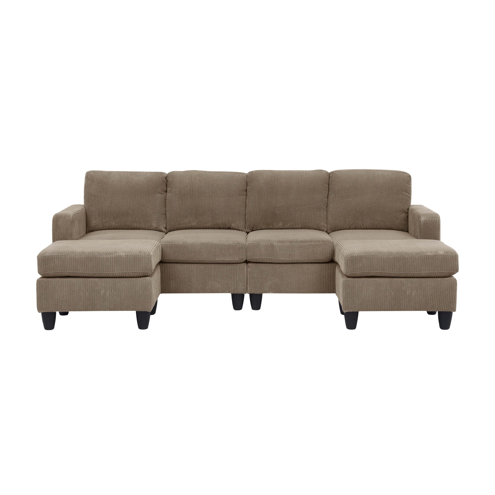 Modular Sectional With 2 Ottomans