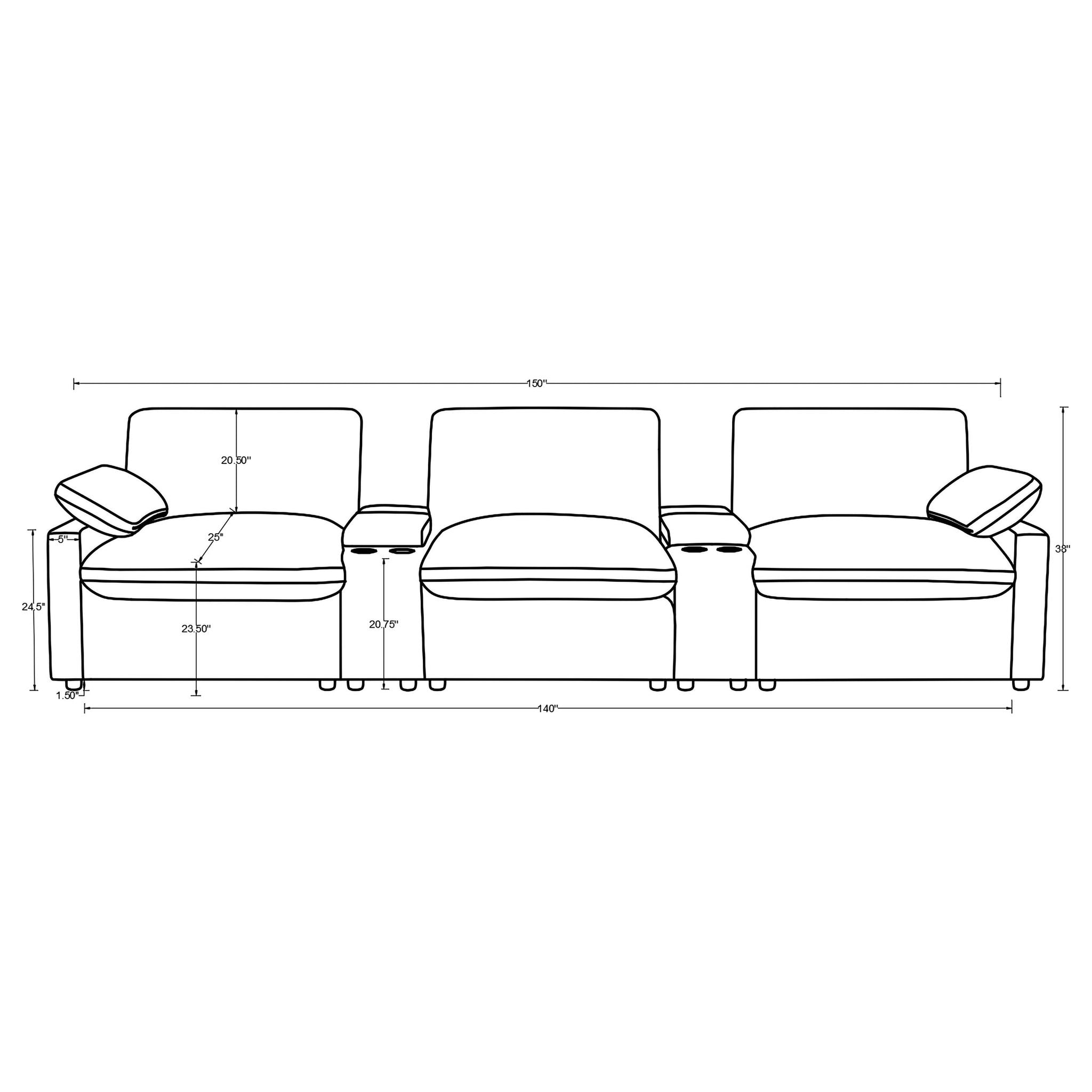 Hollander - Modular Power Reclining Sectional Sofa