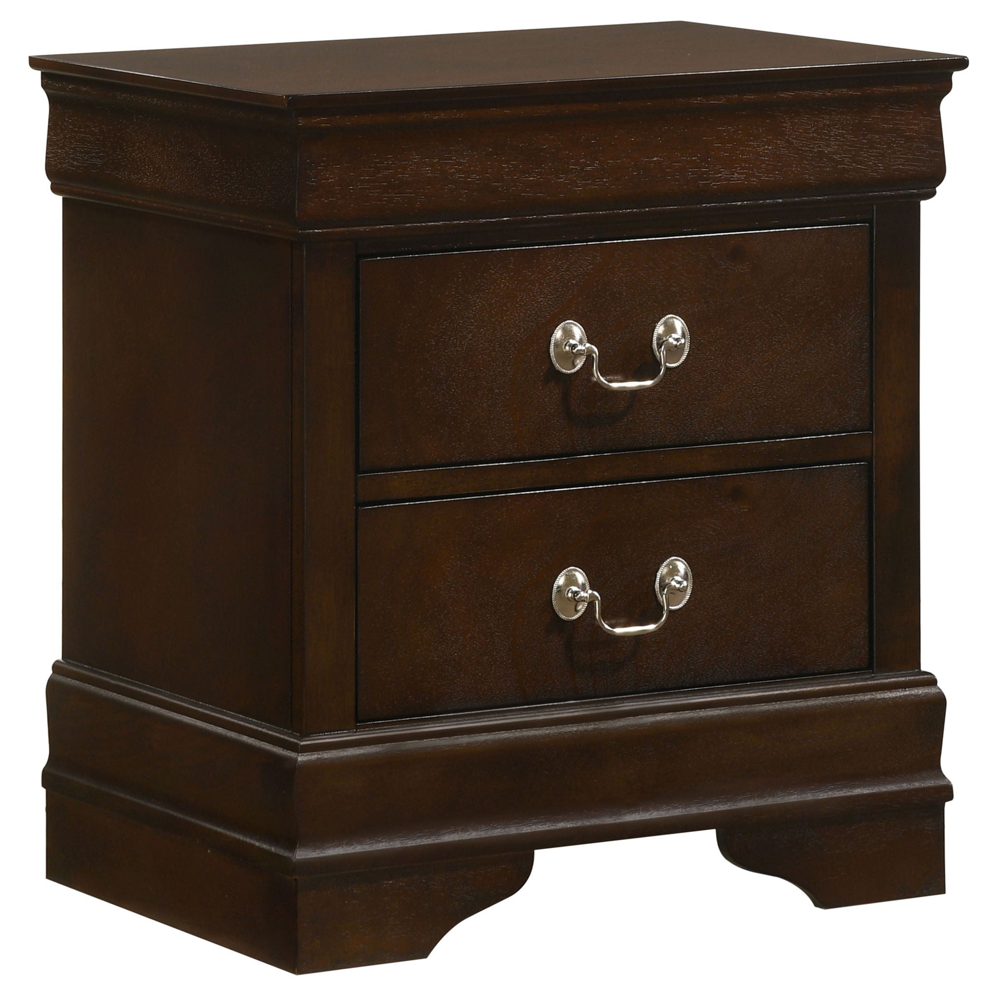 Demetra - 2 Drawer Nightstand - Cappuccino