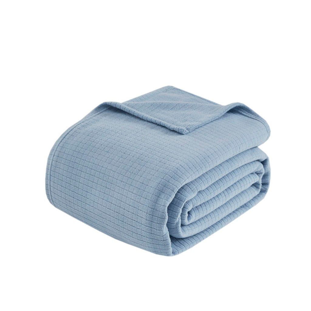 Microfleece - King Blanket - Blue