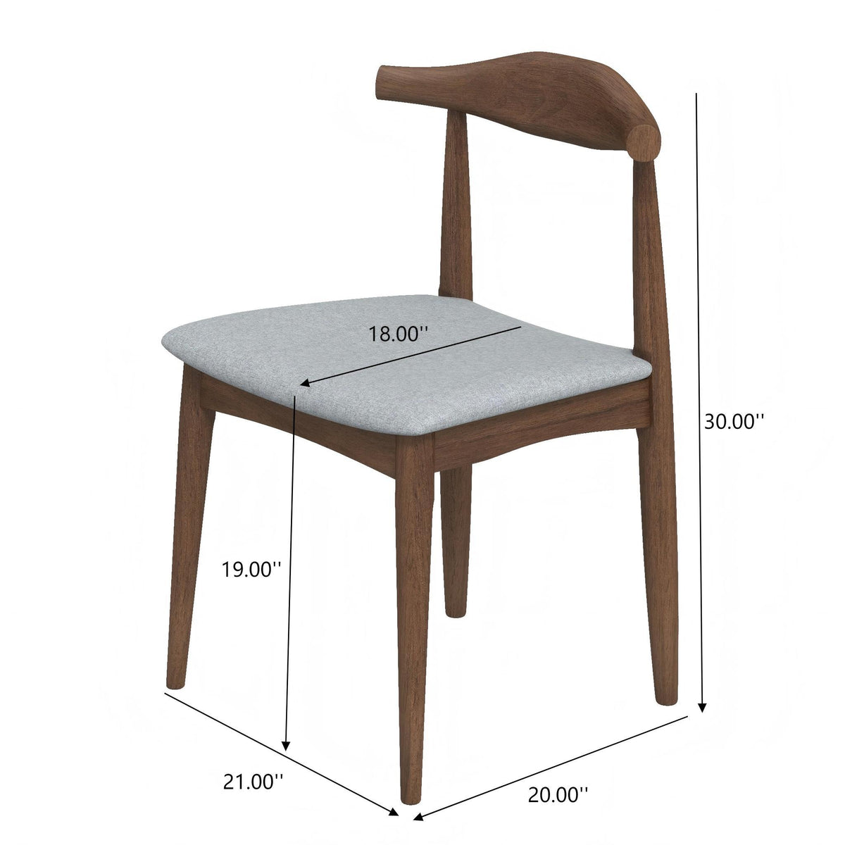 Destiny - Dining Chairs (Set of 2) - Gray