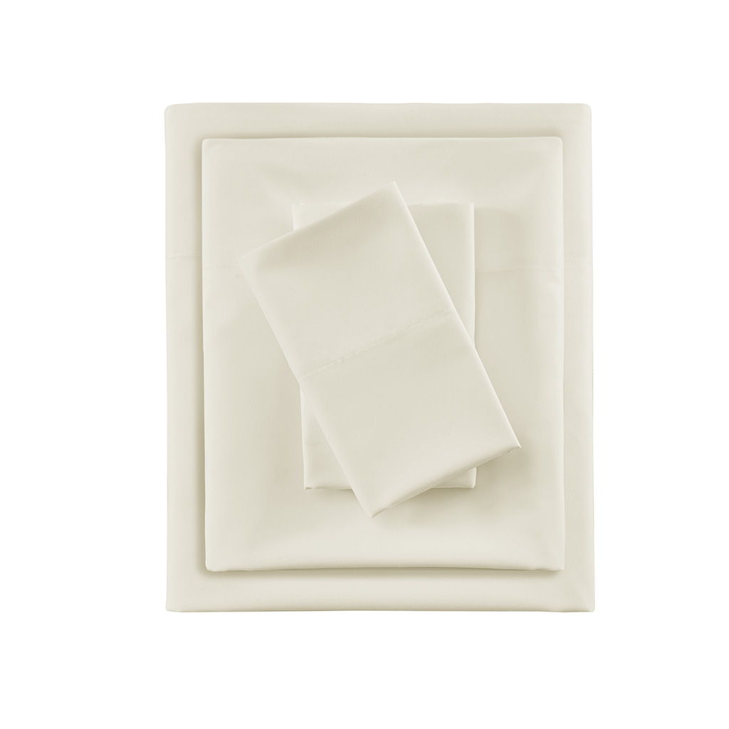 Queen Smart Cool Microfiber Sheet Set - Ivory