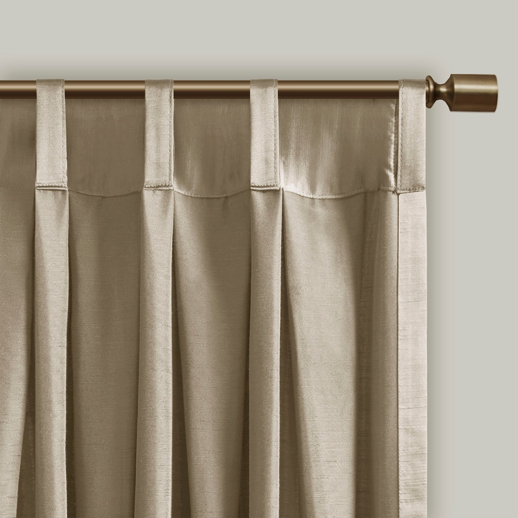Pleat Curtain Panel with Tieback (Single)