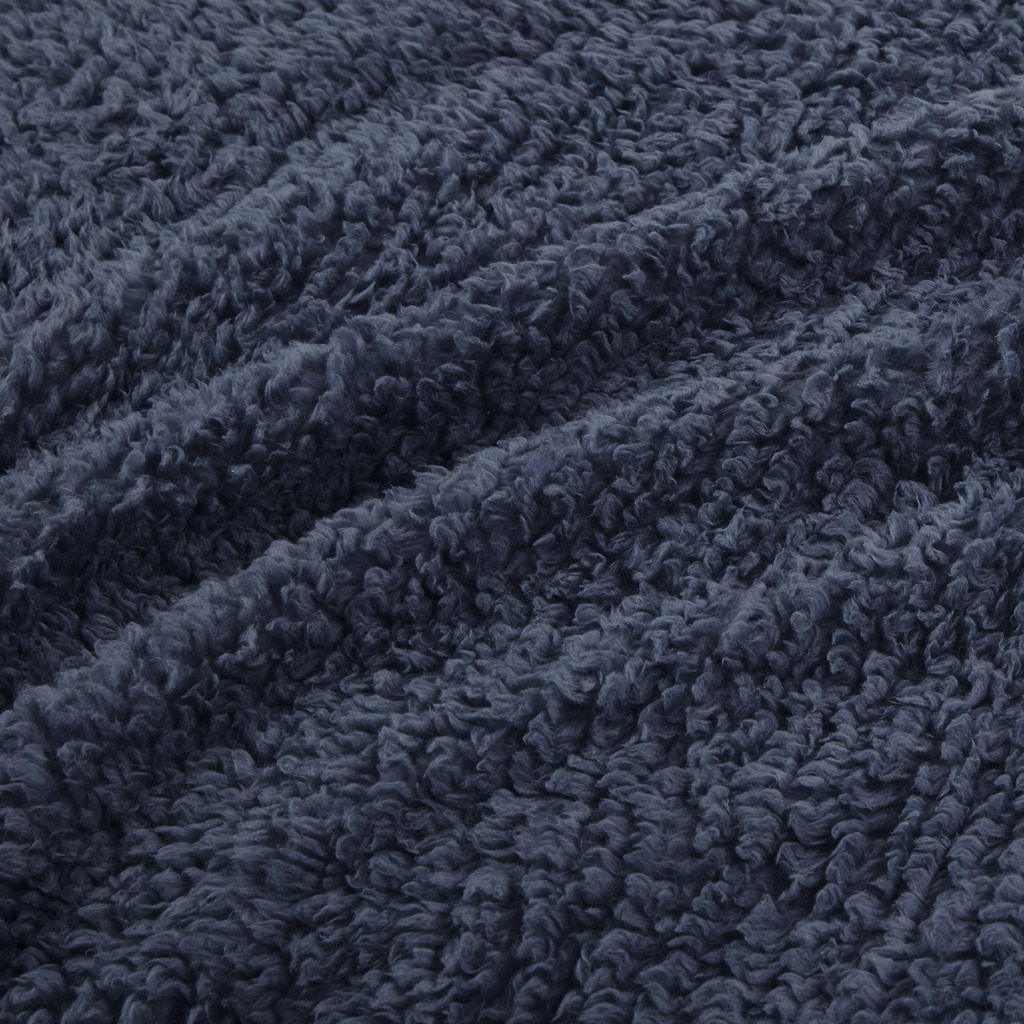 Burlington - Twin Berber Blanket - Navy
