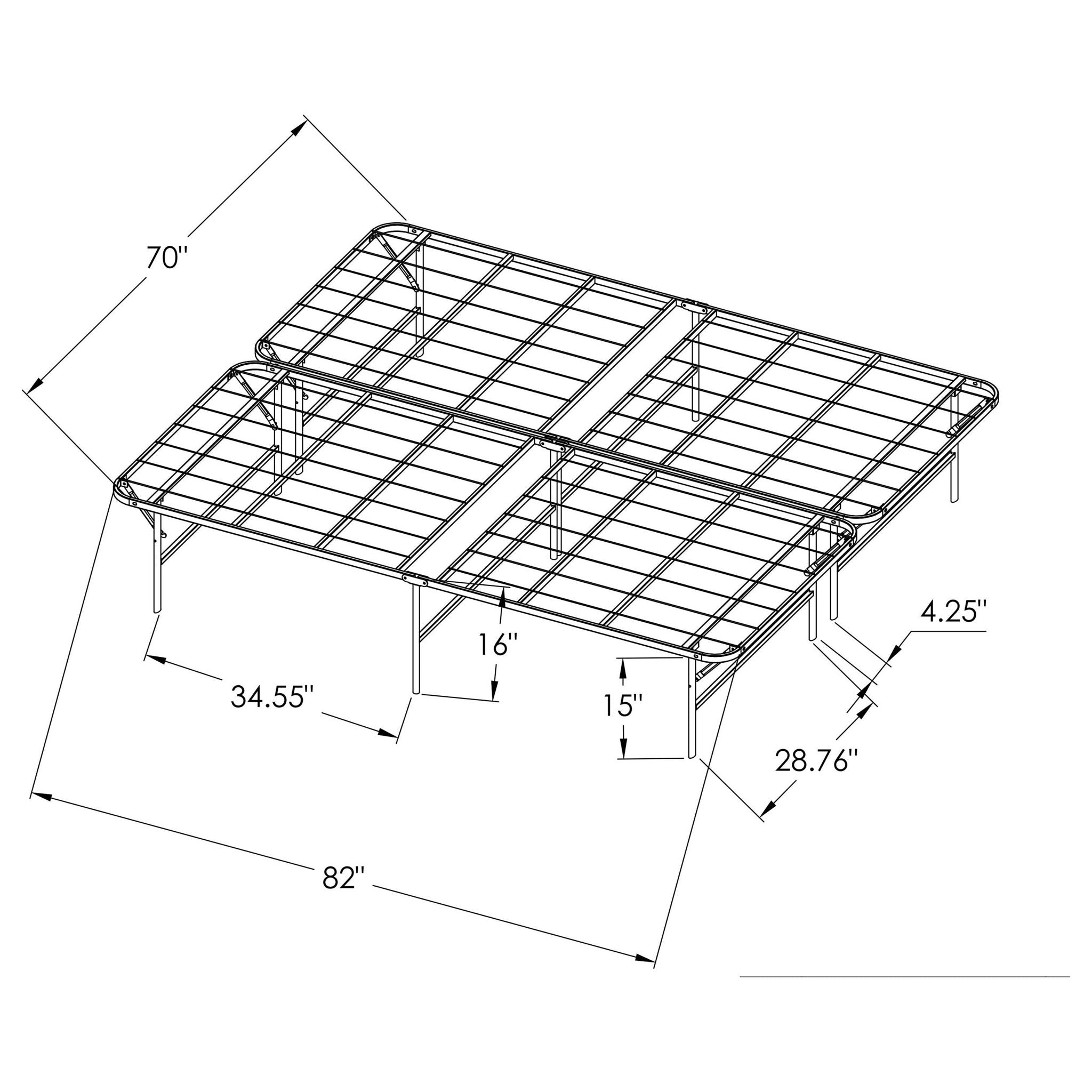 Andell - Mattress Support Platform Bed
