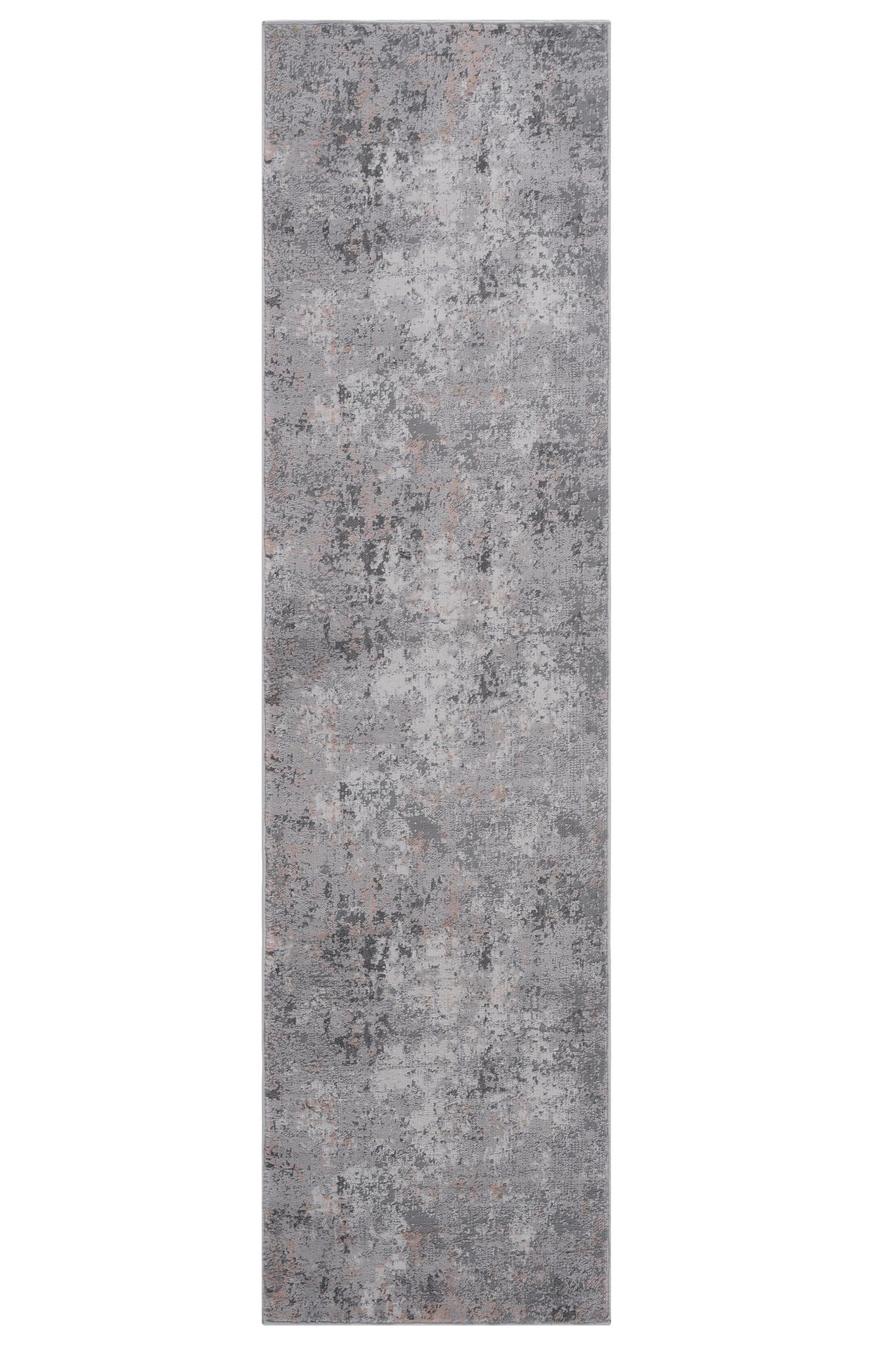 Marfi - 2' X 8' Abstract Runner Rug - Gray Multi