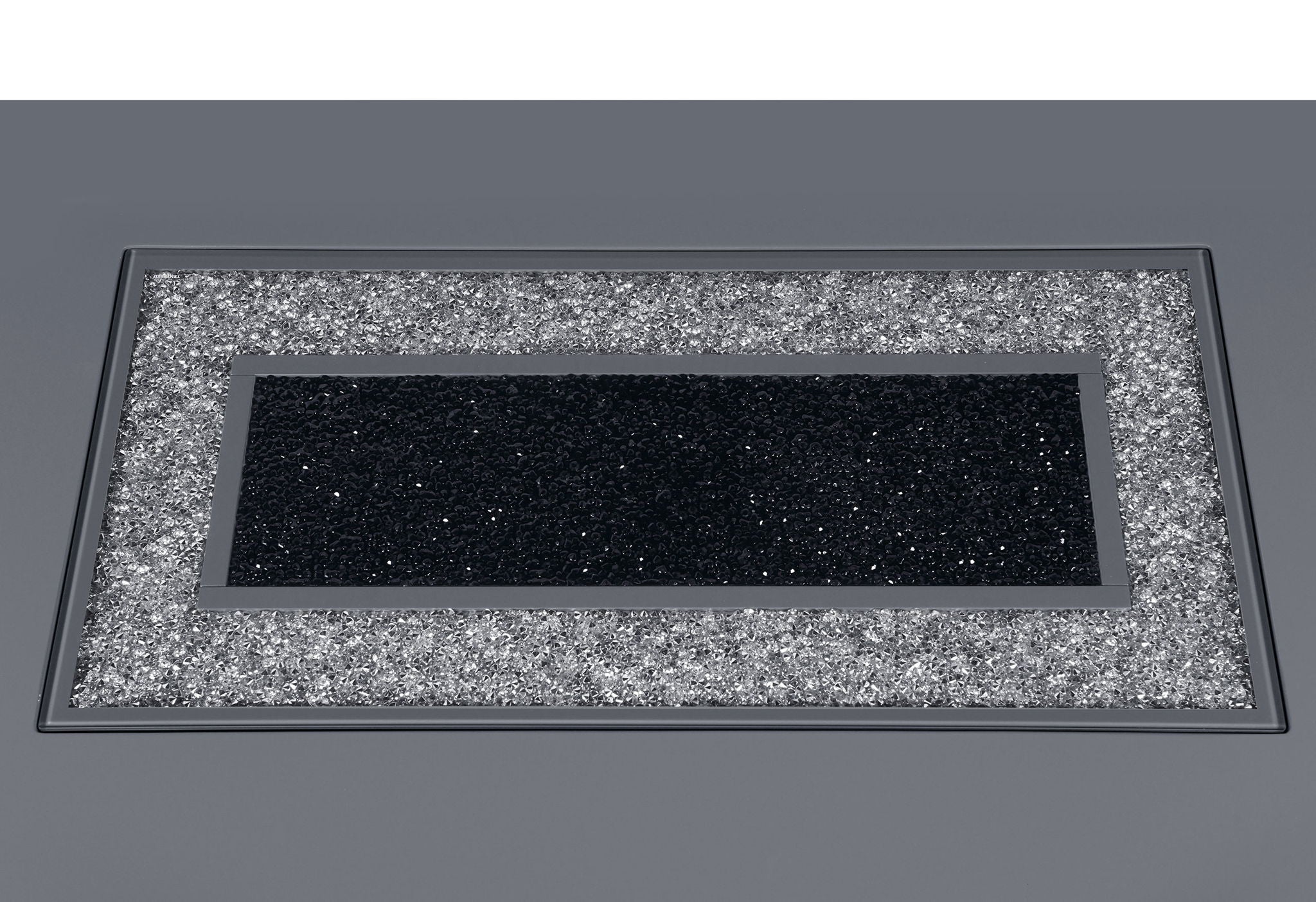 Monaco - End Table Top And Base - Dark Gray