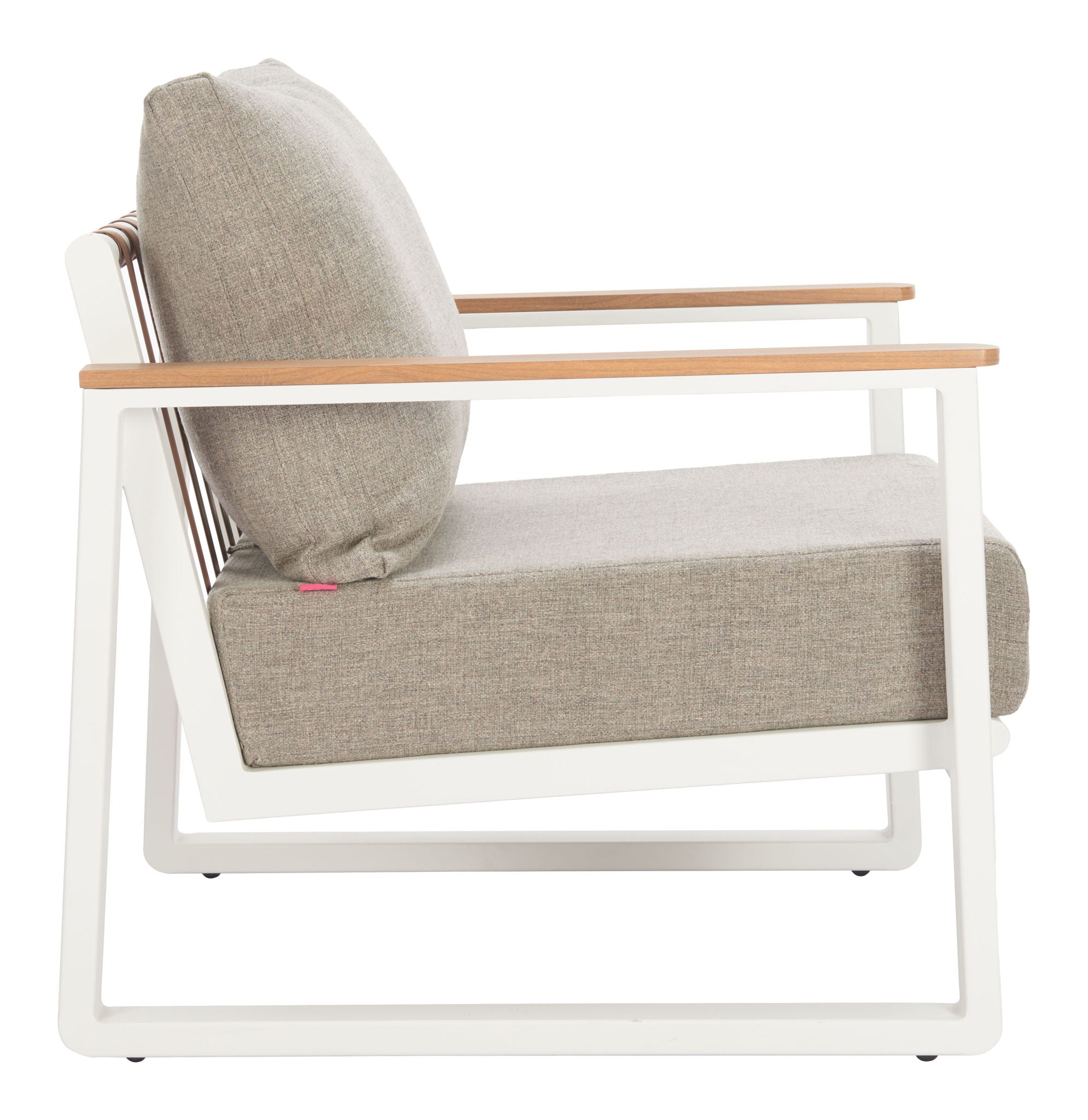 Welt - Outdoor Armchair - Taupe / White