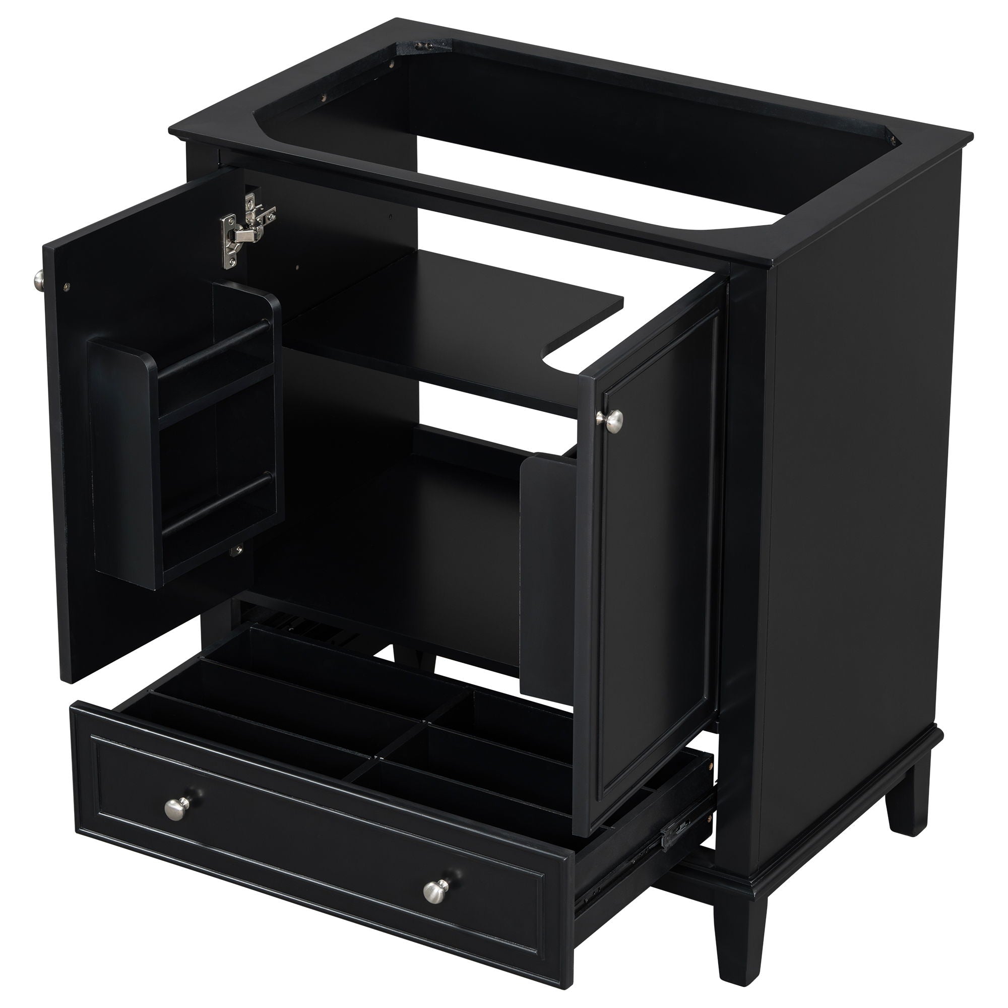 Modern Bathroom Vanity Base Only With Doors And Drawer
