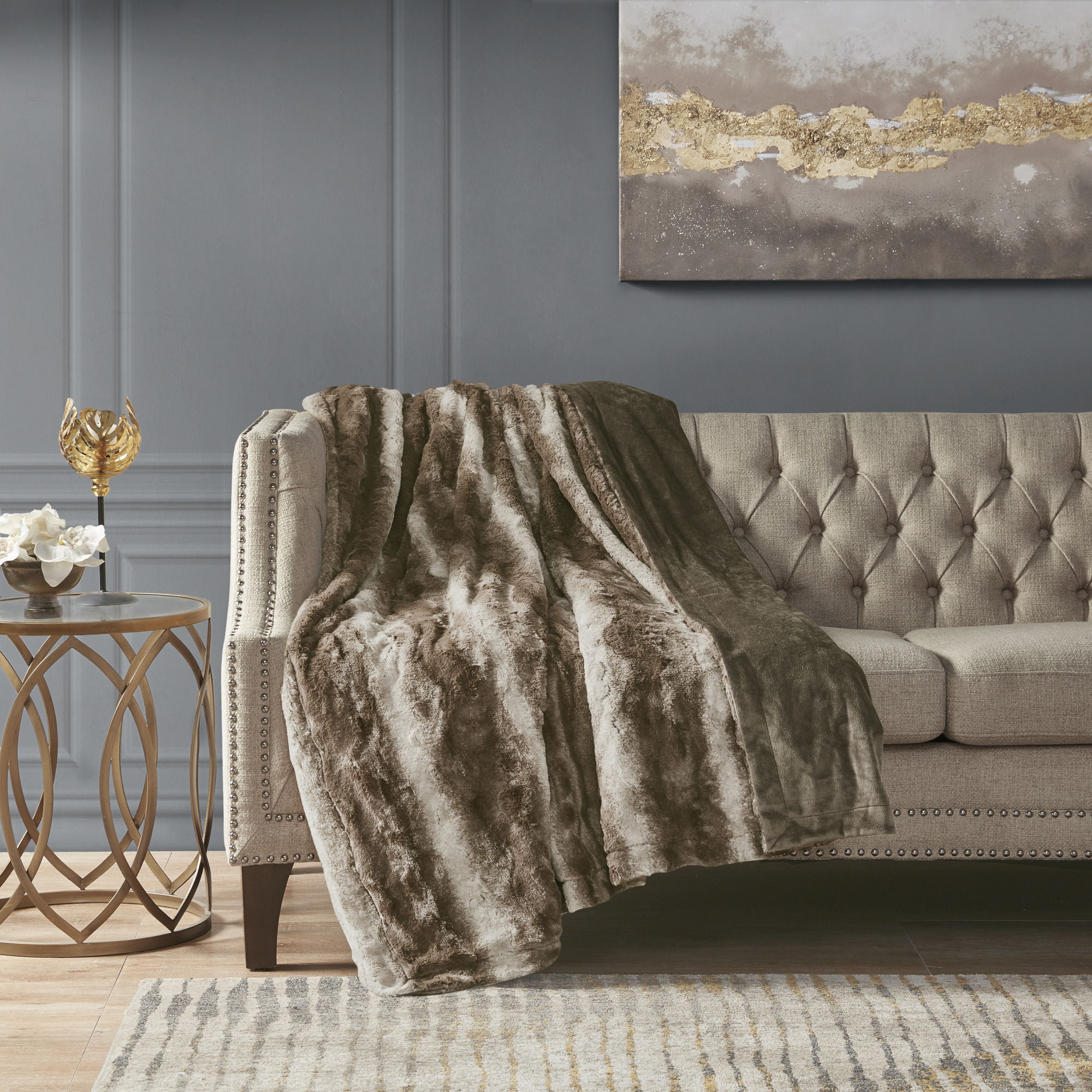 Zuri - Throw - Brown