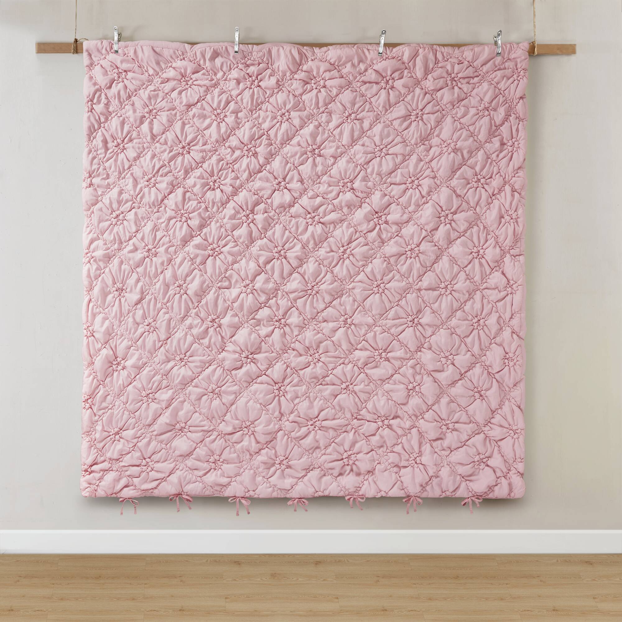 Lily - Full/Queen 3 Piece Comforter Set - Pink