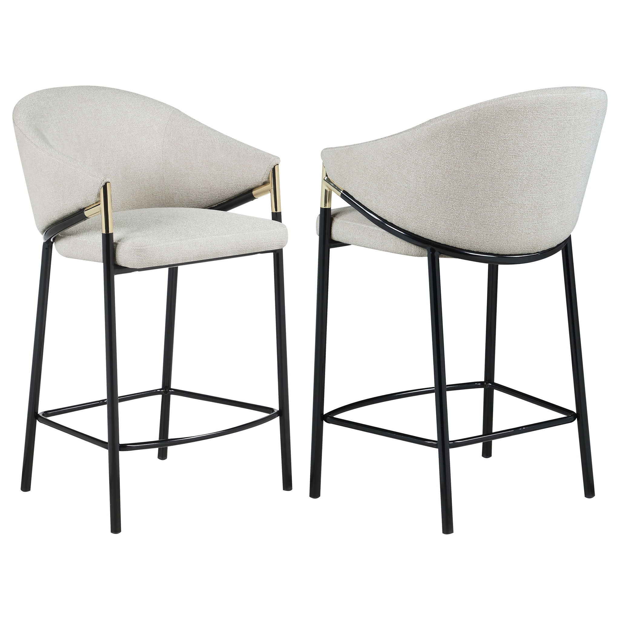 Sloped Arm Bar Stools (Set of 2)