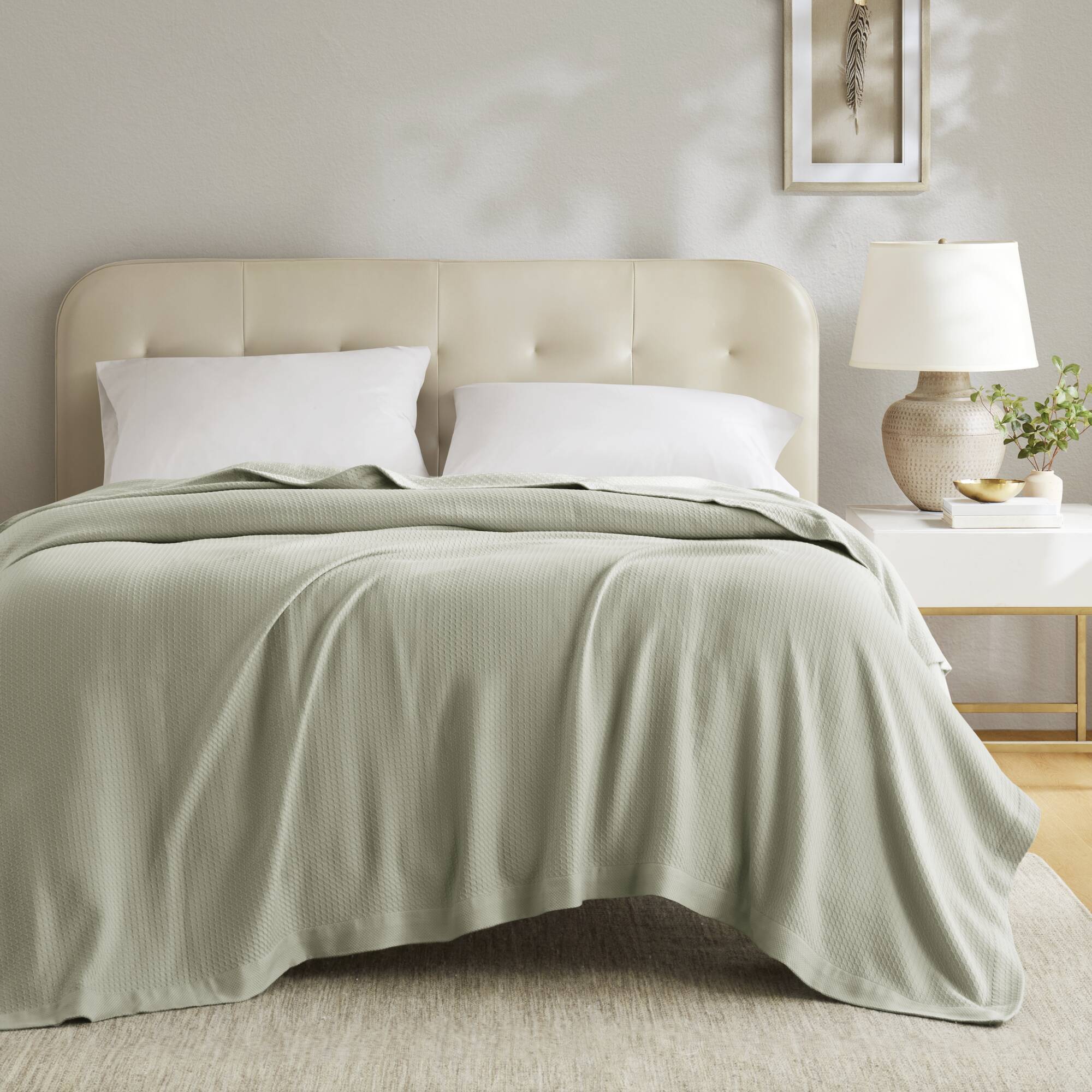 Egyptian Cotton - Twin Blanket - Sage Green