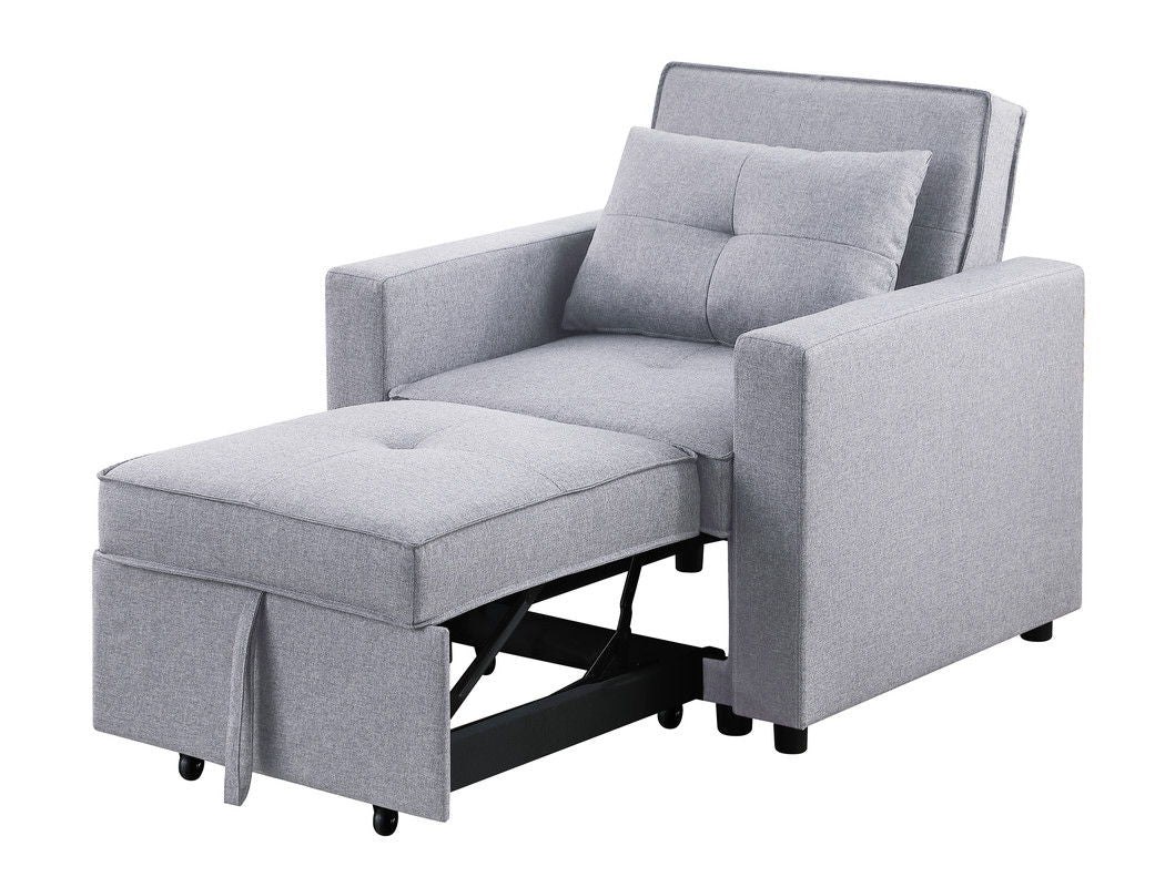 Zoey - Convertible Sleeper Chair With Side Pocket