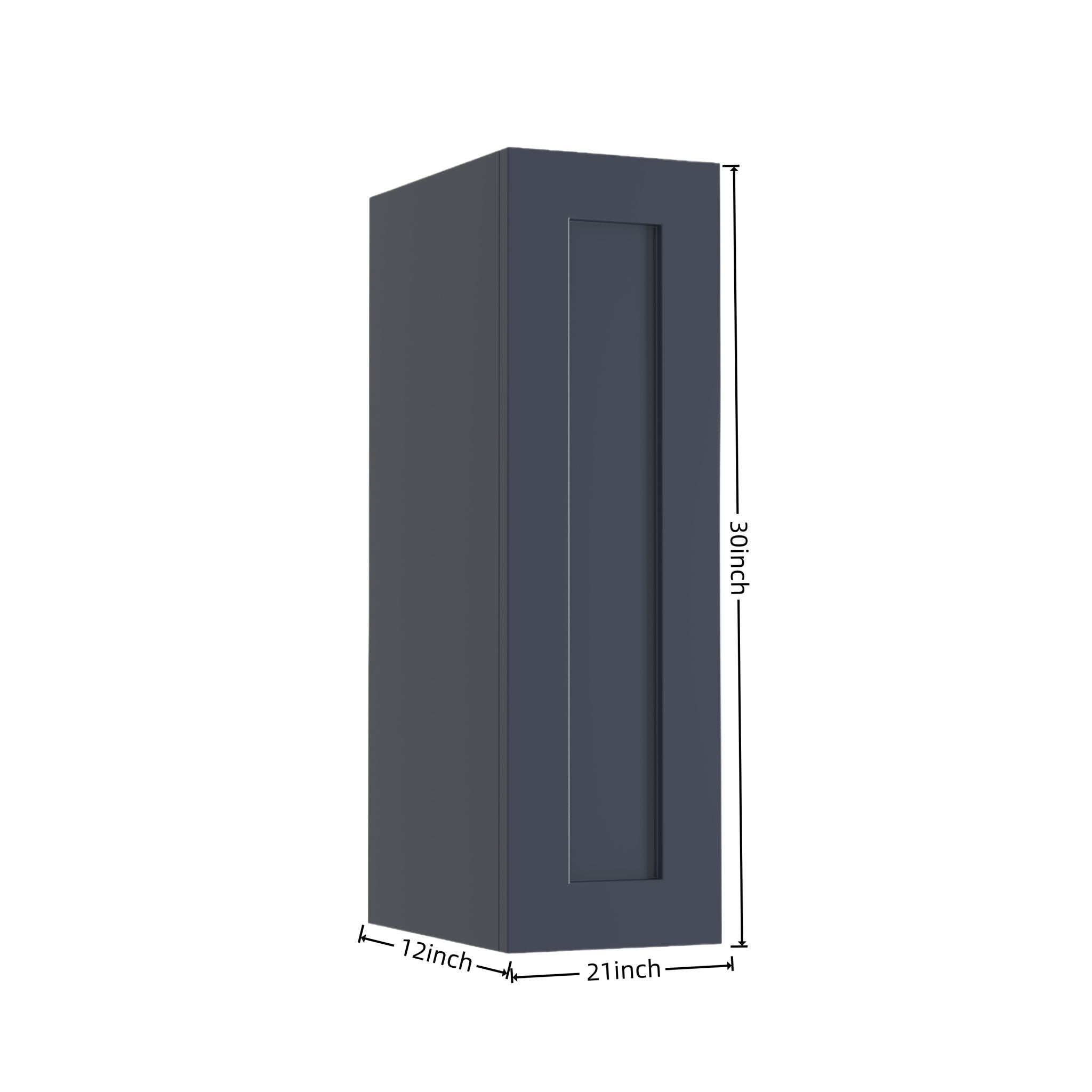 Shaker Wall Cabinet With 2 Adjustable Shelves