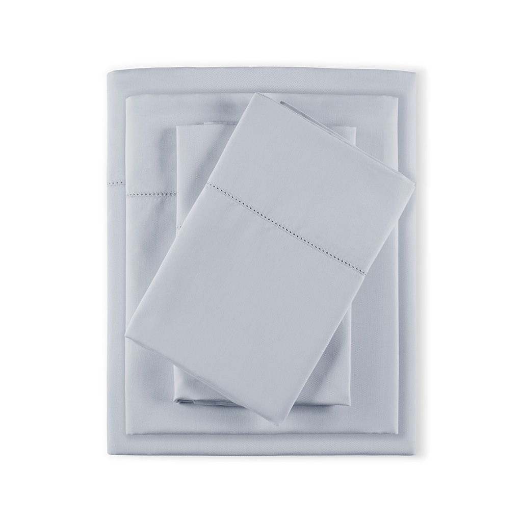 500 Thread Count Egyptian Cotton - Queen Deep Pocket Sheet Set - Gray