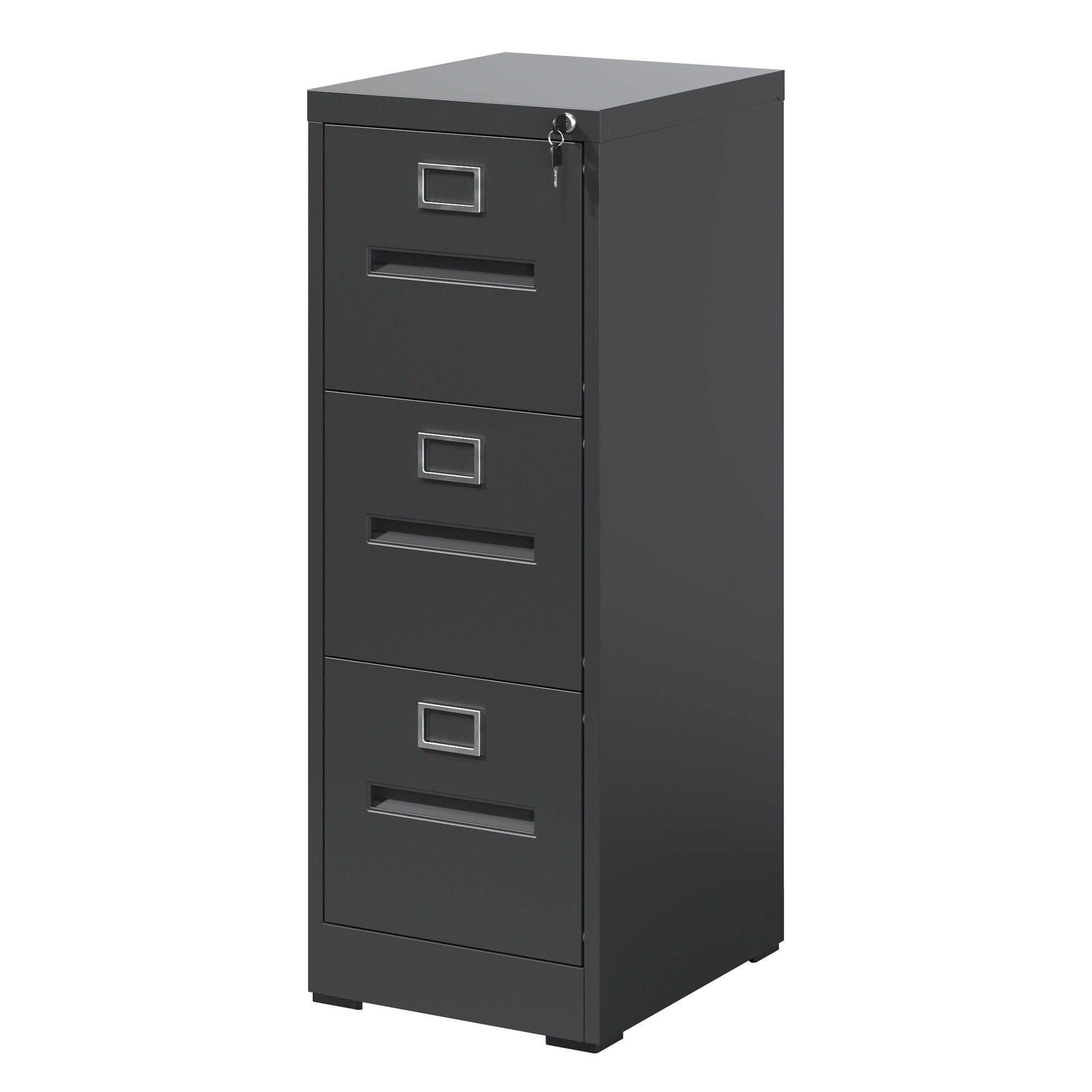 Premium Drawer File Cabinet With Lock, Metal Vertical Design, A4 Legal / Letter Size