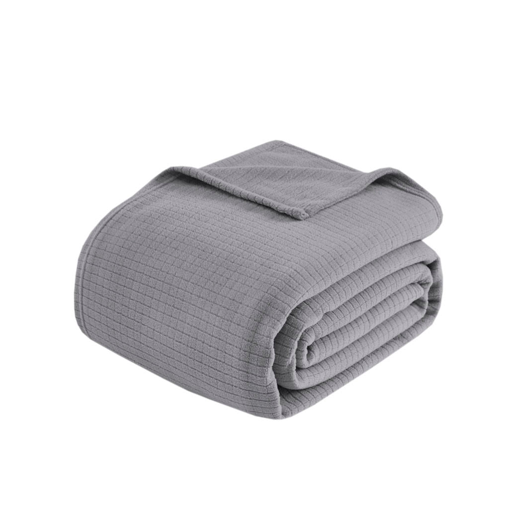 Microfleece - King Blanket - Gray