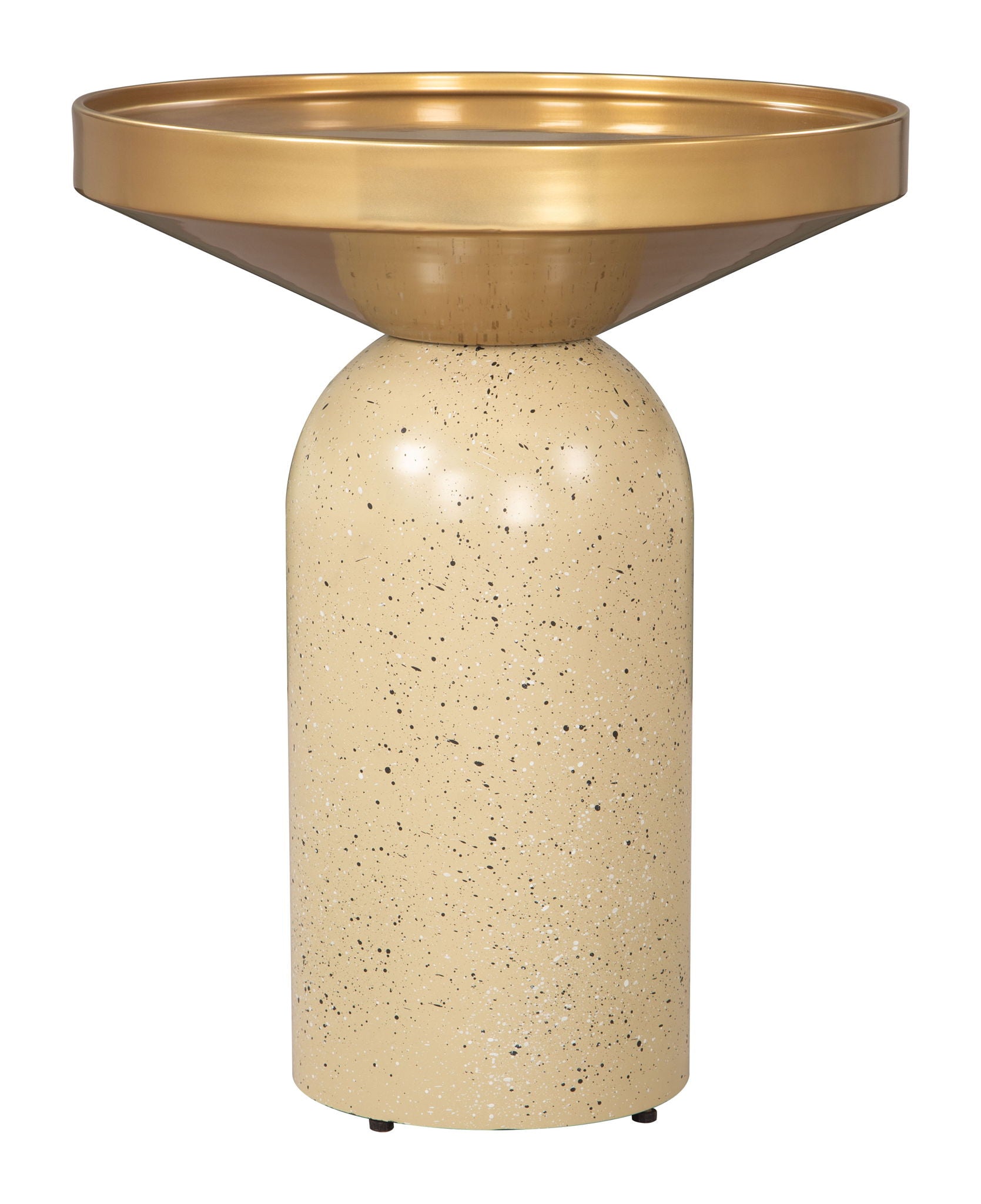 Cendre - Side Table - Gold / Beige