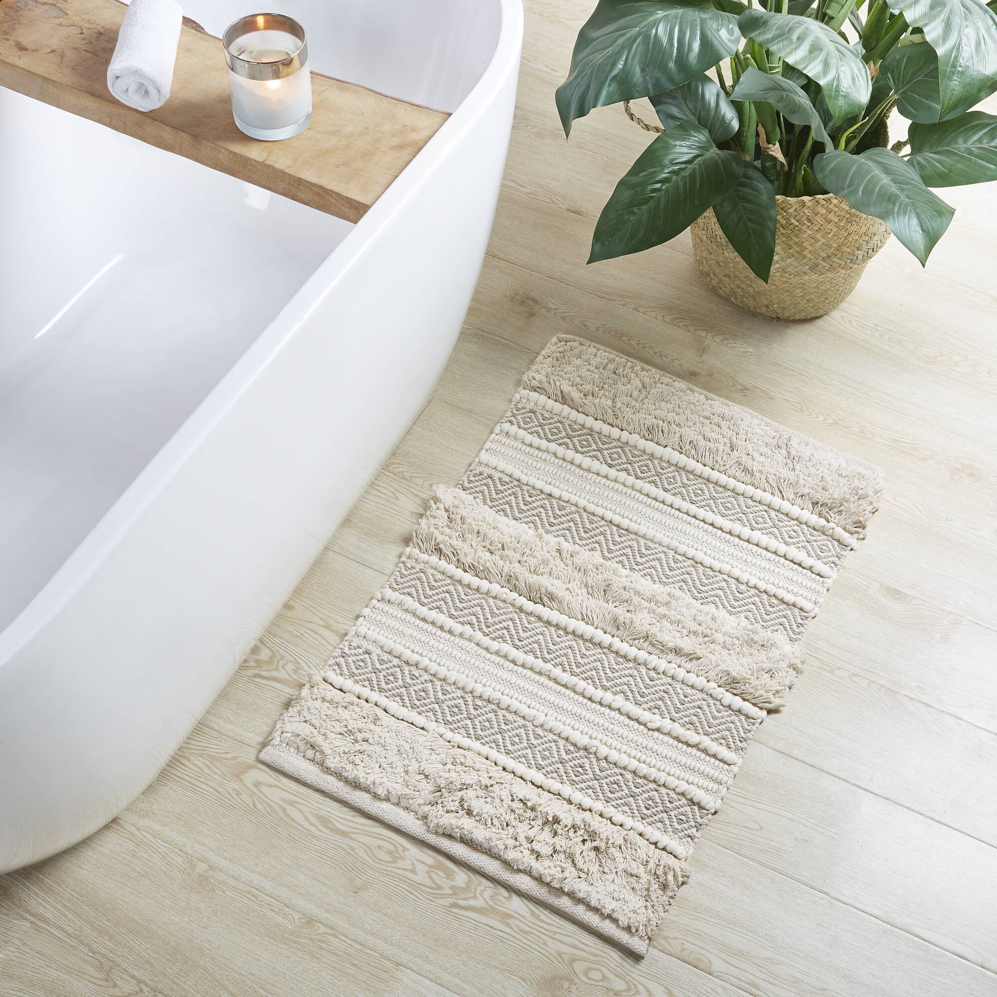 Asher - 20" x 32" Bath Rug - Natural