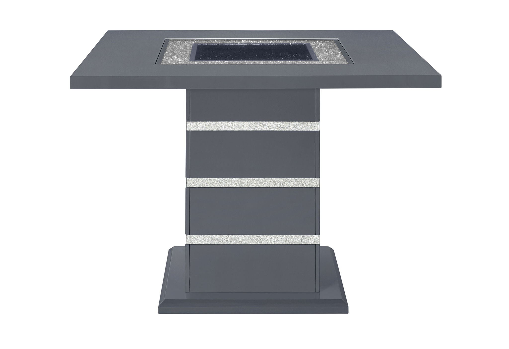 Monaco - Bar Table Top And Base - Dark Gray