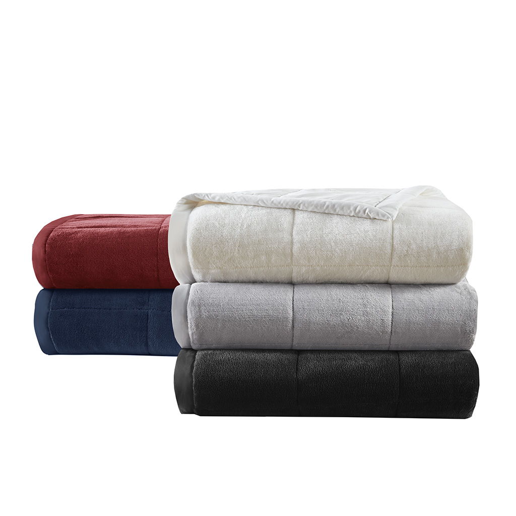 Coleman - Full Reversible HeiQ Smart Temperature Down Alternative Blanket - Black