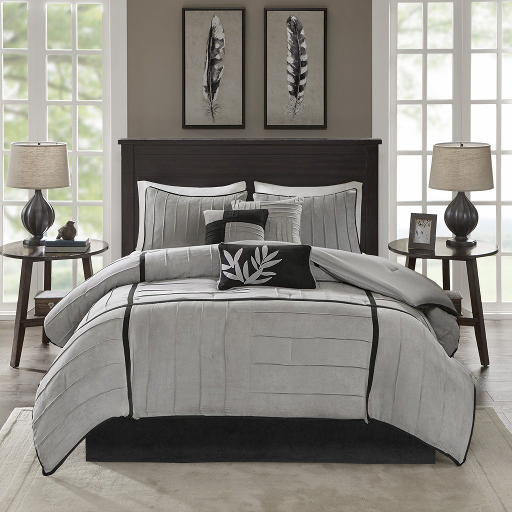 Dune - Piece Comforter (Set of 7) - Gray