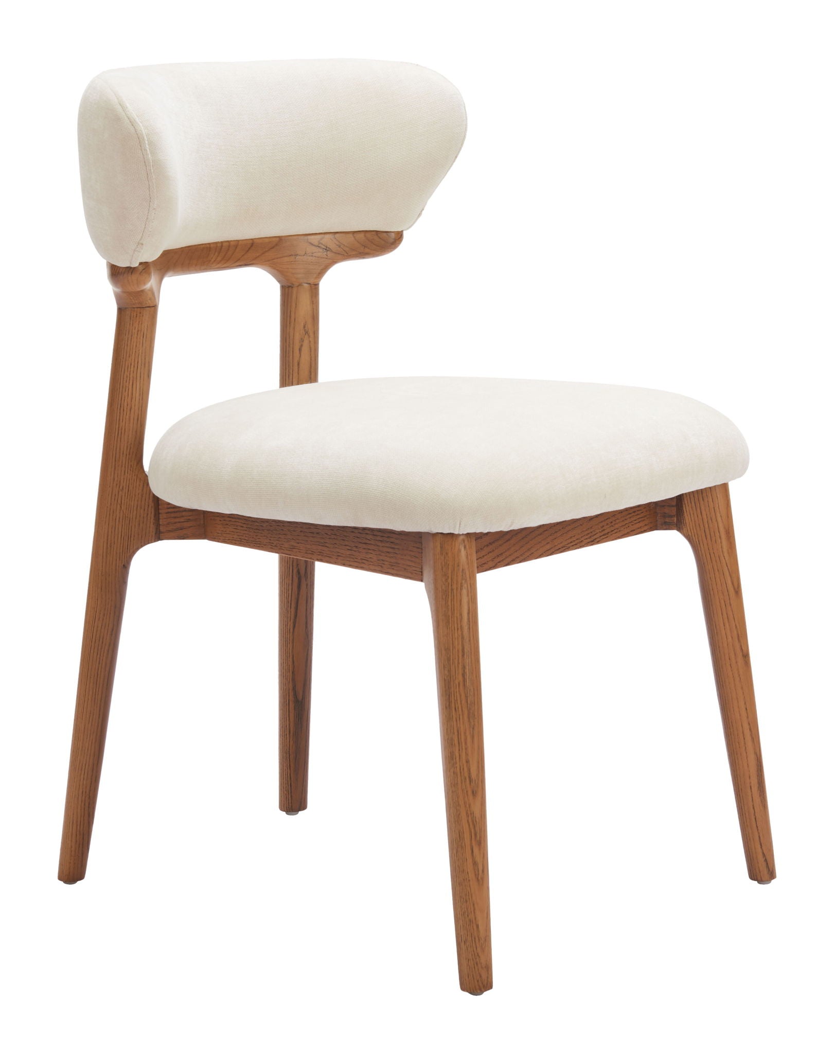 Cedar - Dining Chair (Set of 2) - White / Walnut