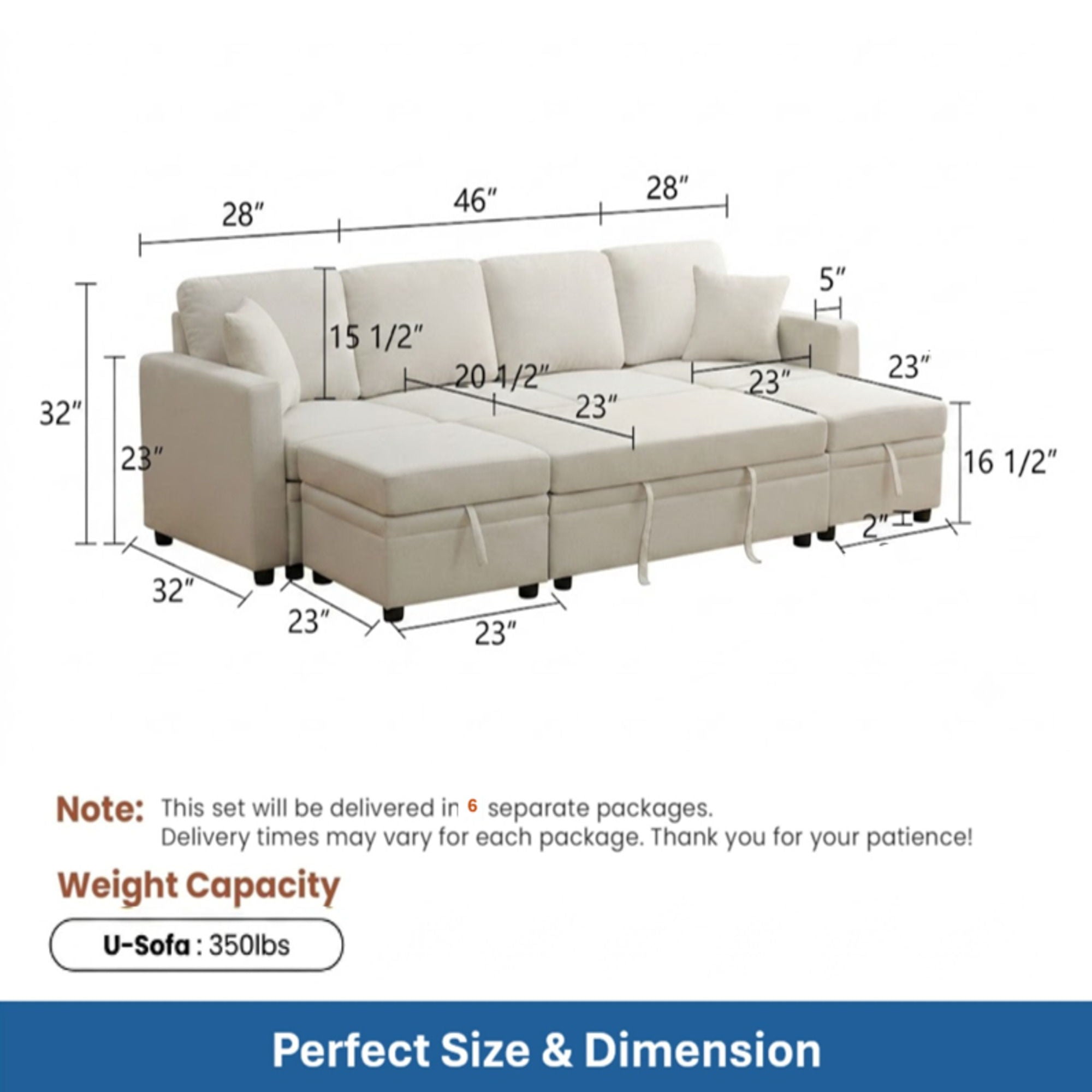 Square Ottoman For Living Room