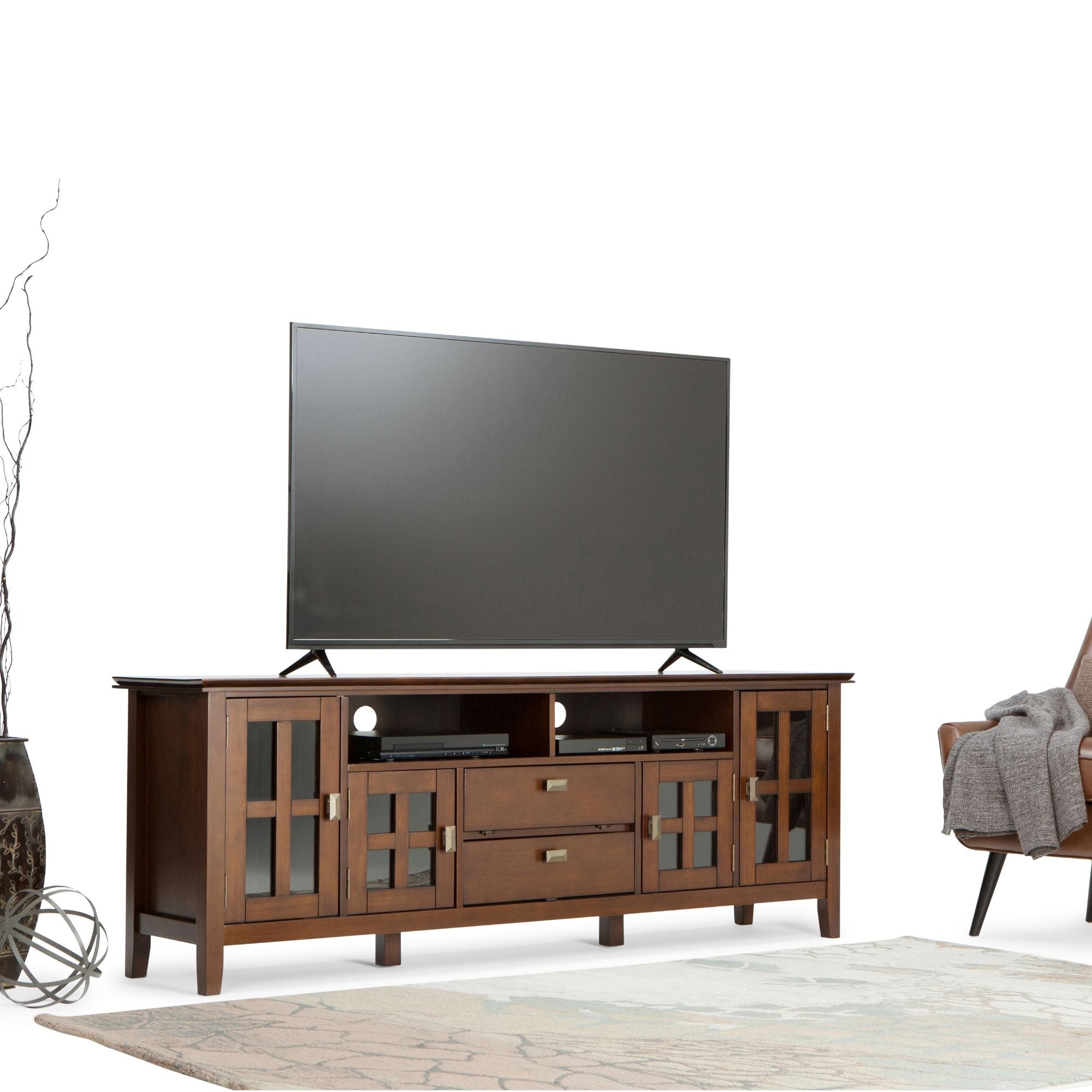 Artisan - TV Media Stand - Russet Brown
